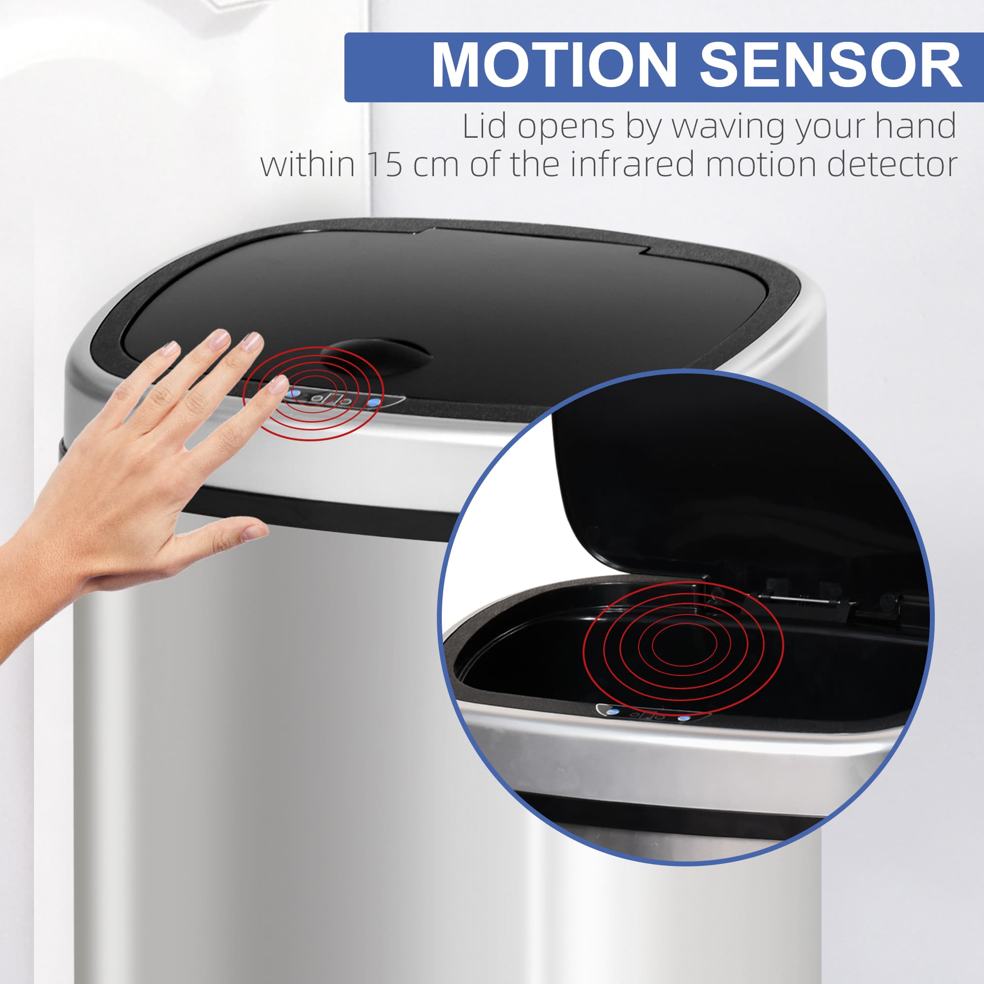 Transform Your Kitchen with this 48L Automatic Sensor Bin - image 1