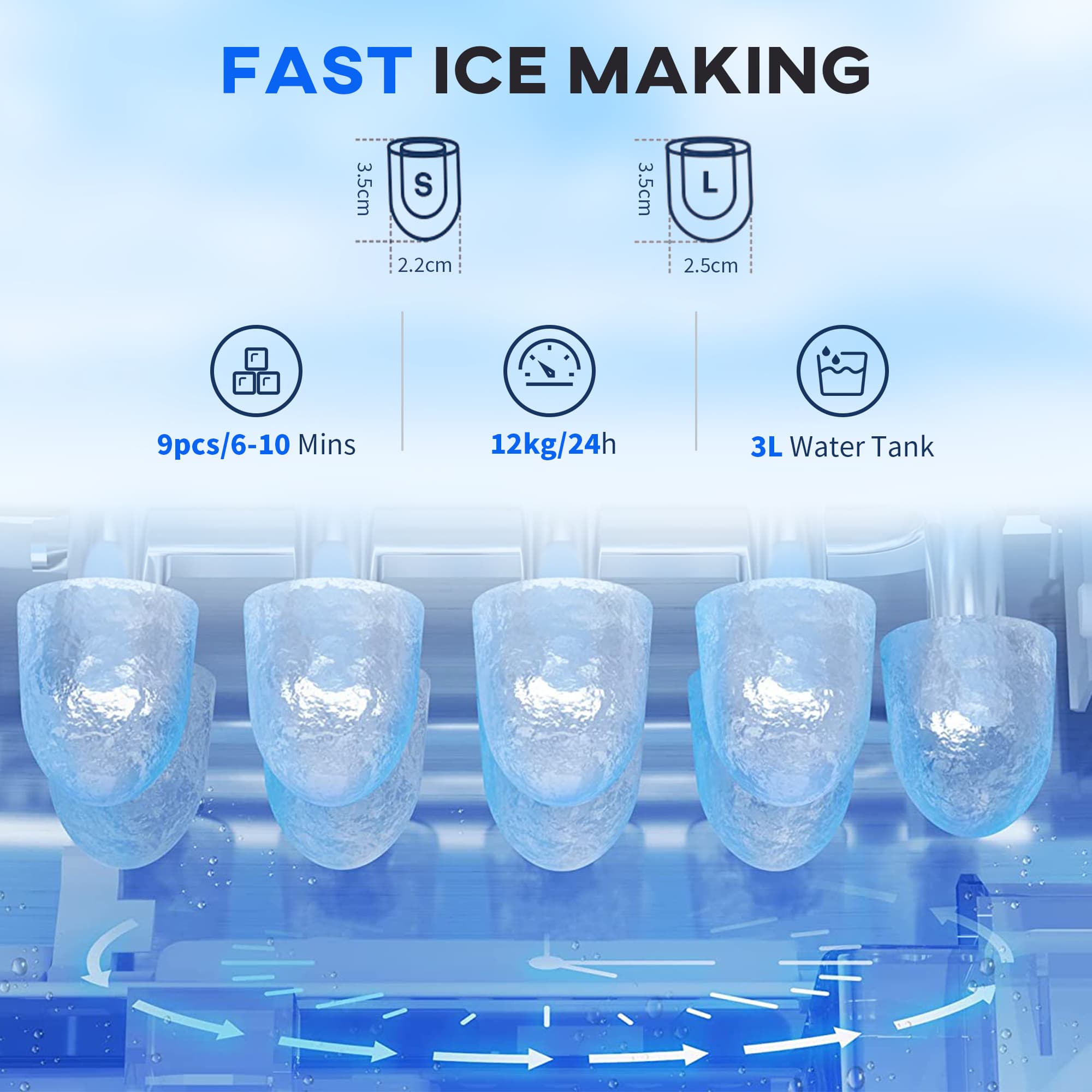 Transform Your Drinks with this 2-in-1 Ice Maker & Dispenser - image 4