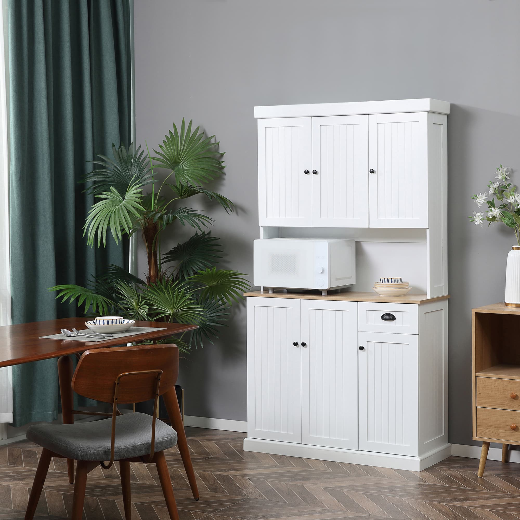 Effortless Storage: 180cm Freestanding Kitchen Cabinet - image 5