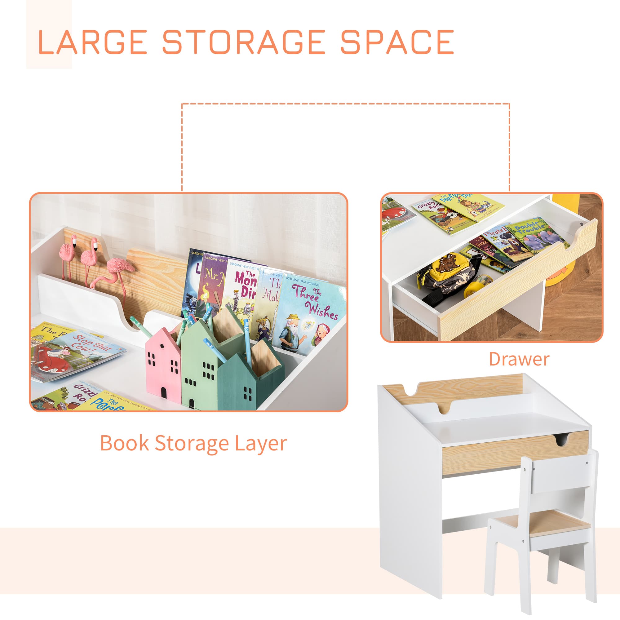 Transform Their Playtime with this Kids Desk and Chair Set - image 3