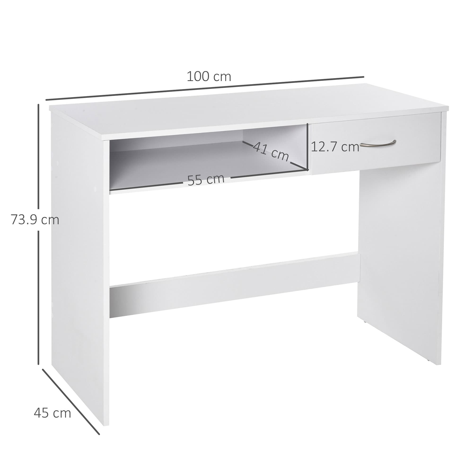 Transform Your Workspace with this Compact White Desk - image 4