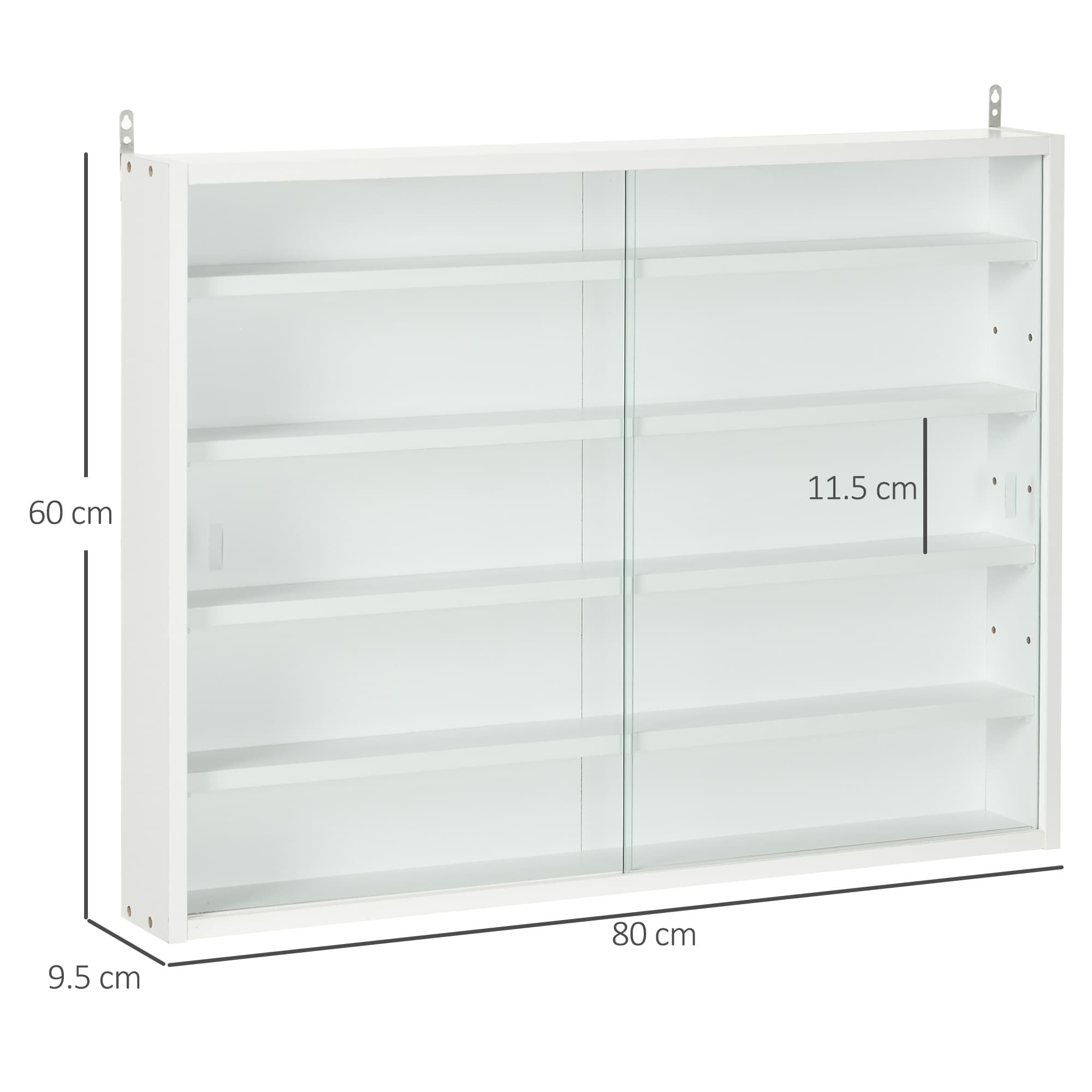 Transform Your Space With This White Wall Display Cabinet - image 3