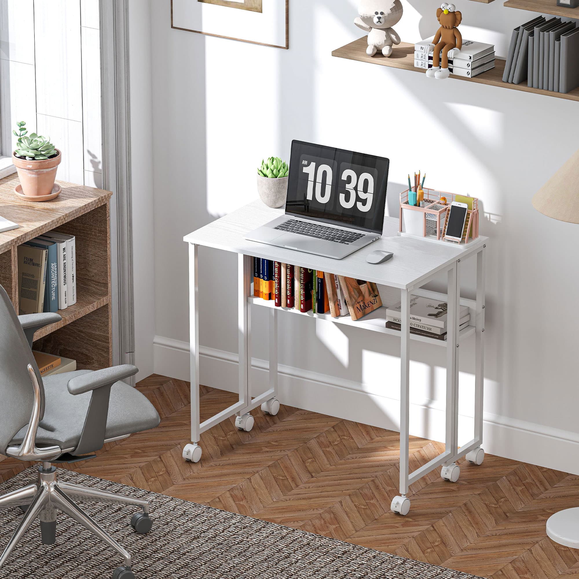 Transform Your Small Space with this 80cm Drop Leaf Desk - image 1
