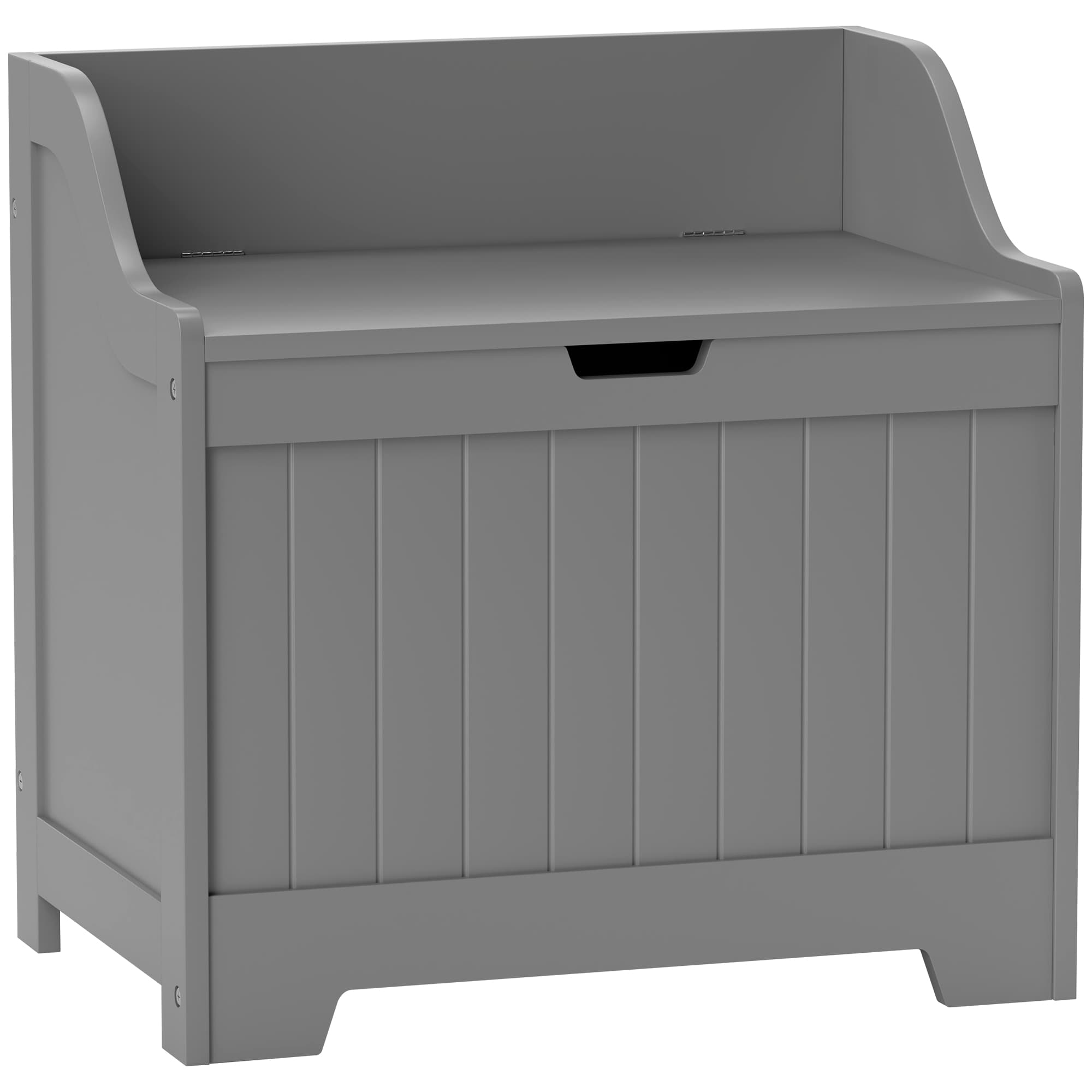 Transform Your Space with the 61L Grey Storage Chest - Grey