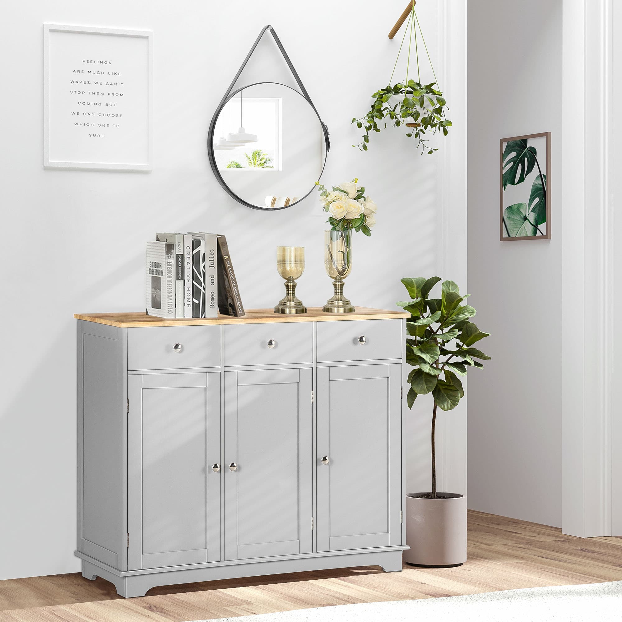 Transform Your Space With This Premium Grey Sideboard - image 4