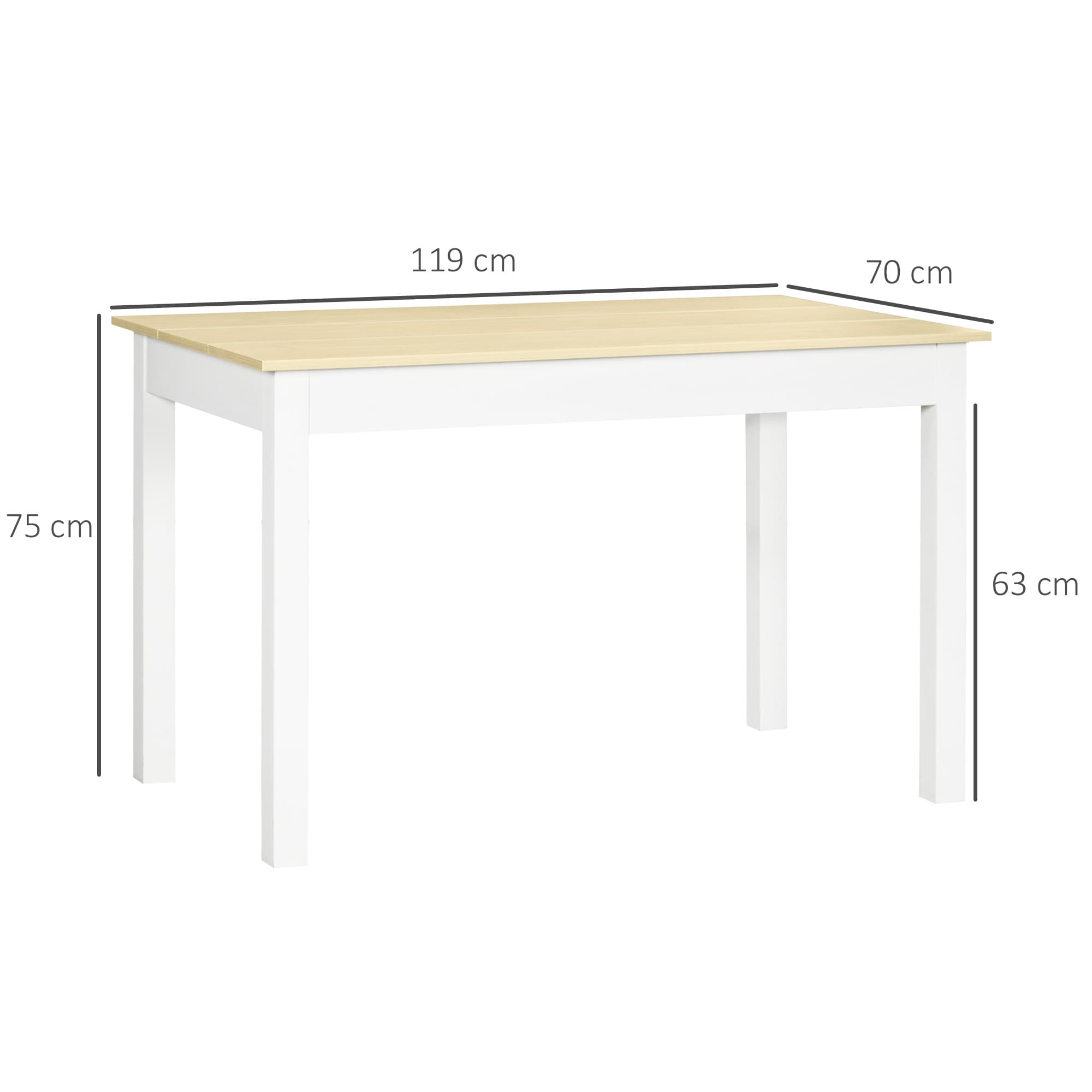 Transform Your Dining Space With This Modern Oak 6-Seater Table - image 1