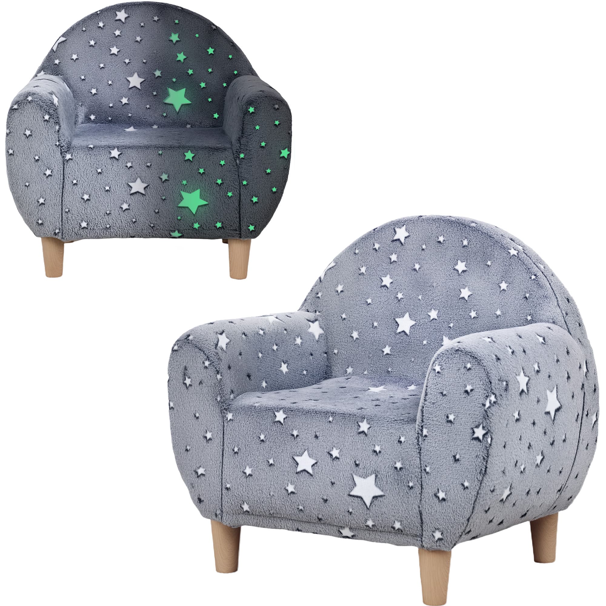 Transform Their Playroom With This Magical Star Armchair - Grey