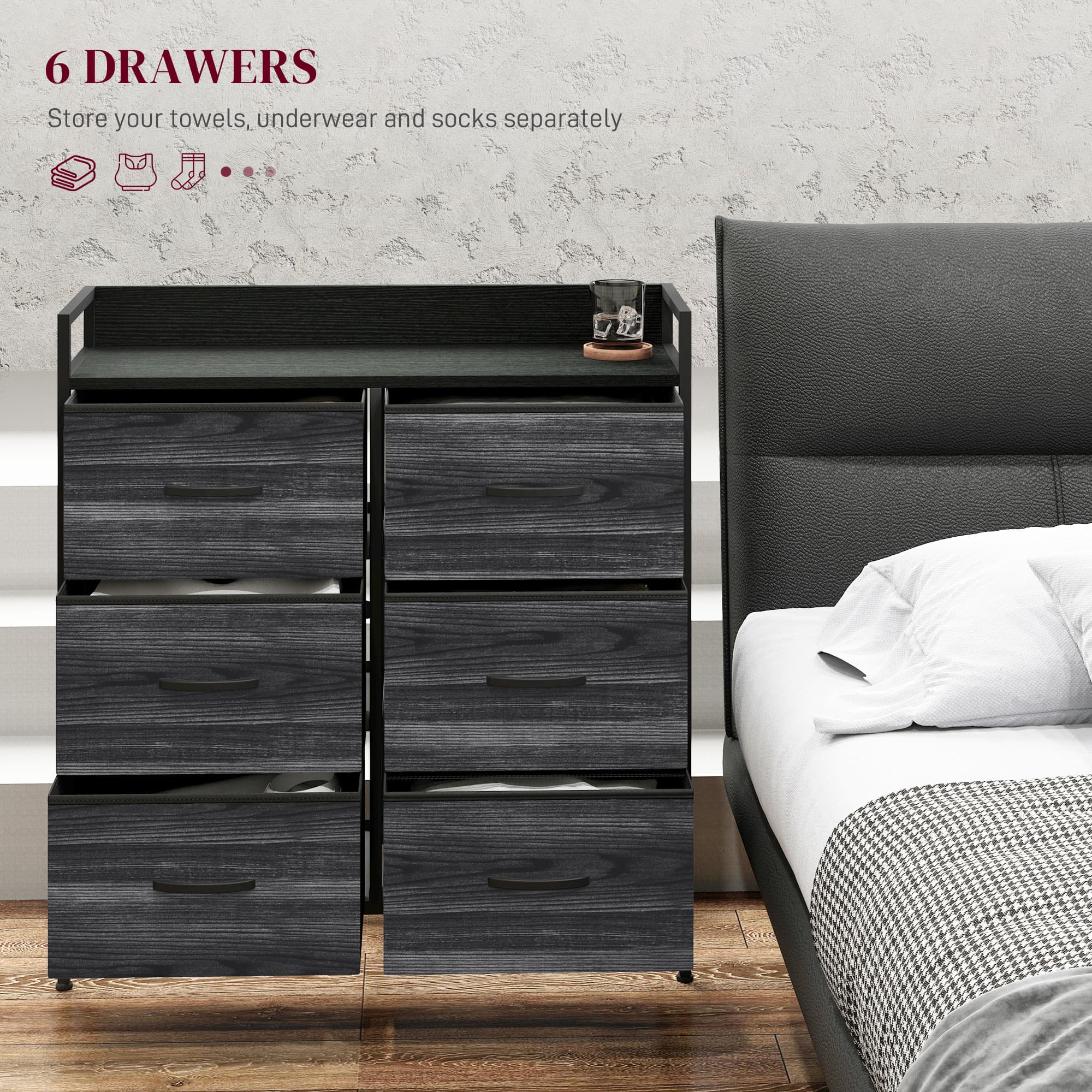 Six-Drawer Fabric Chest - image 7