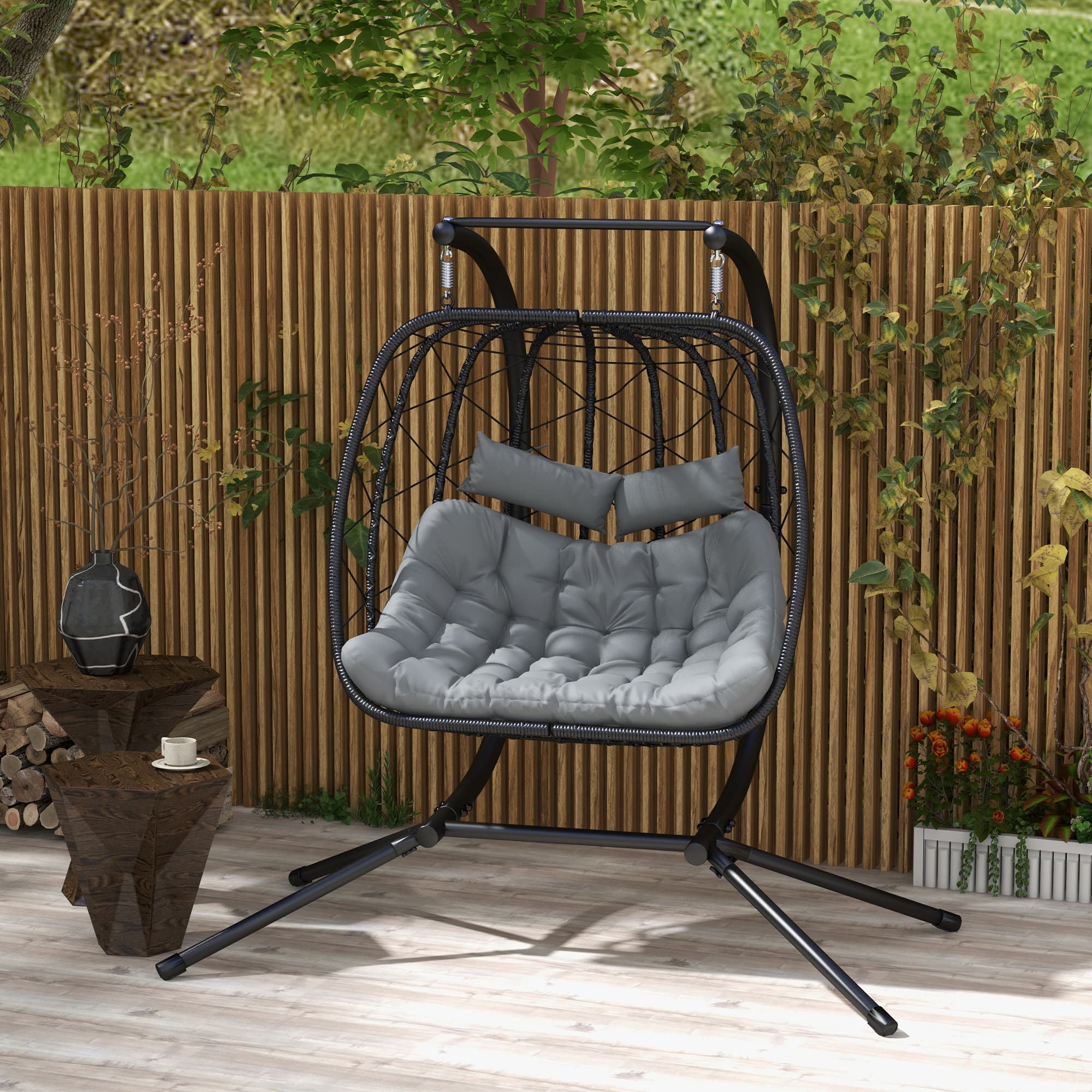Transform Your Space with this Two-Seater Hanging Egg Chair - image 5