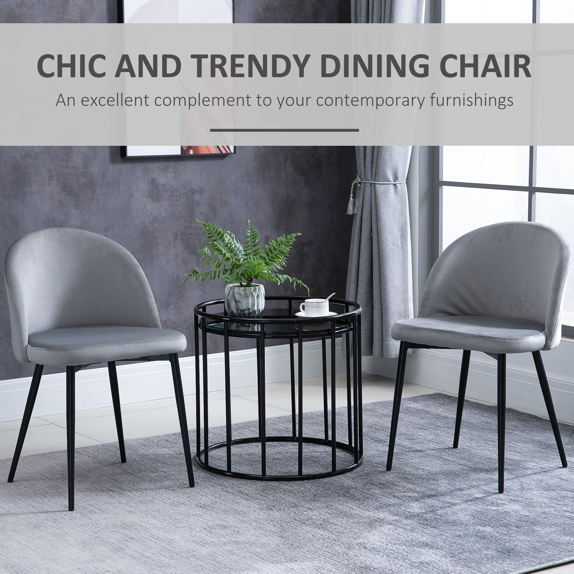 Transform Your Space with Premium Grey Velvet Chairs - image 4