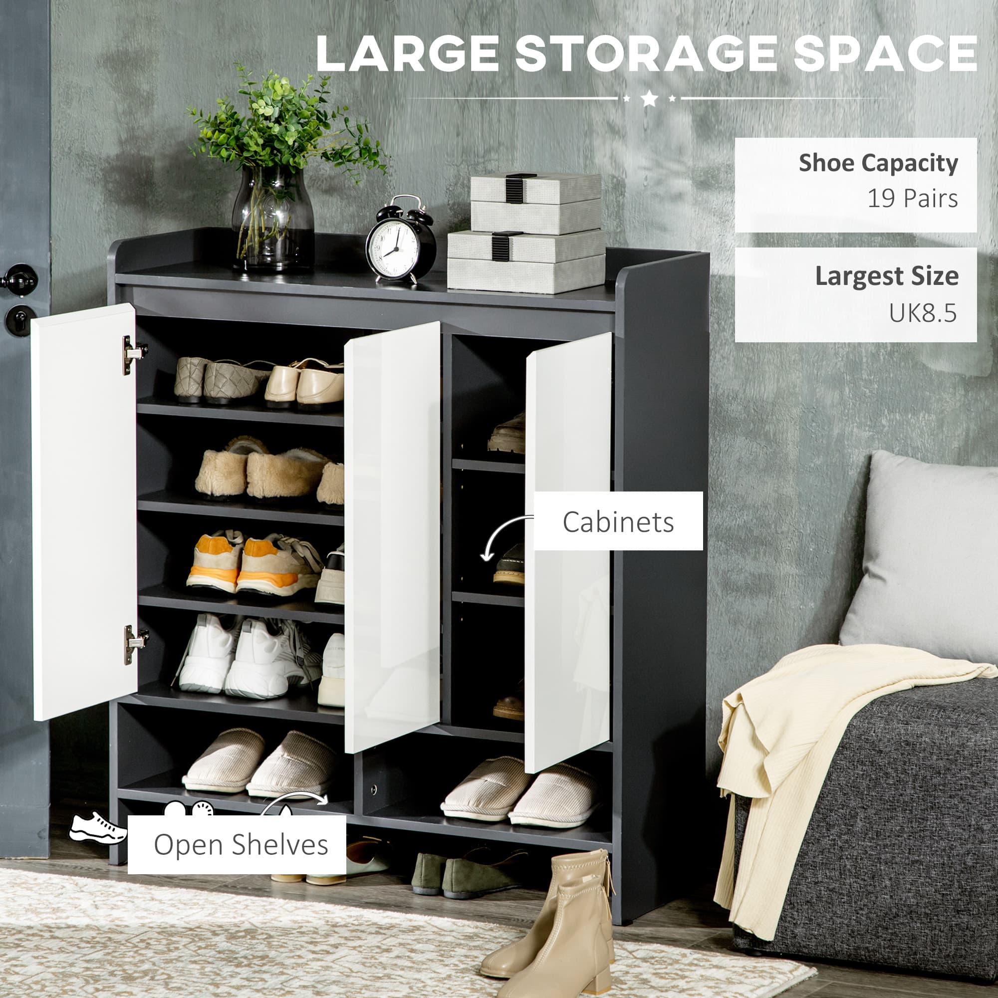 Transform Your Hallway with this High Gloss Shoe Cabinet - image 5