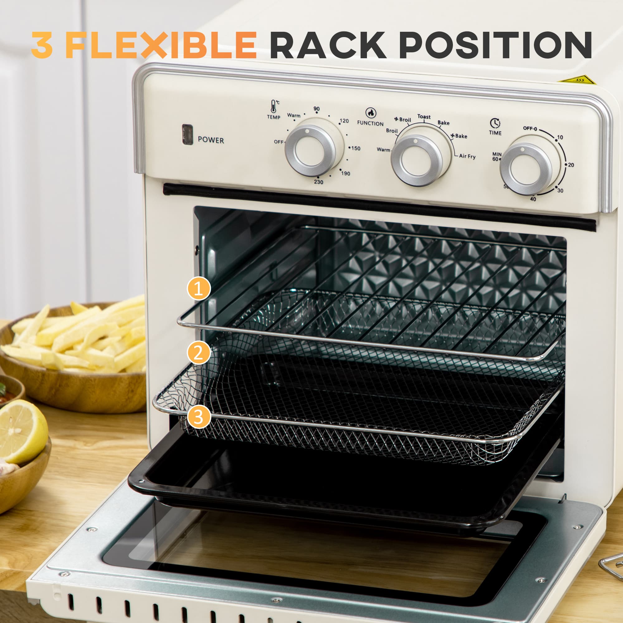 Effortless Everyday Cooking: 20L Cream 7-in-1 Mini Oven - image 1