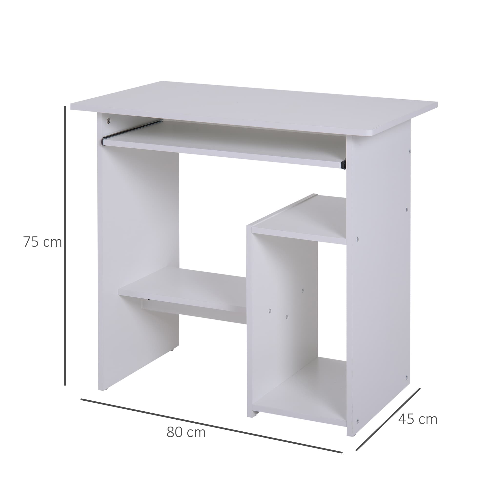Transform Your Home Office with this Compact White Desk - image 3