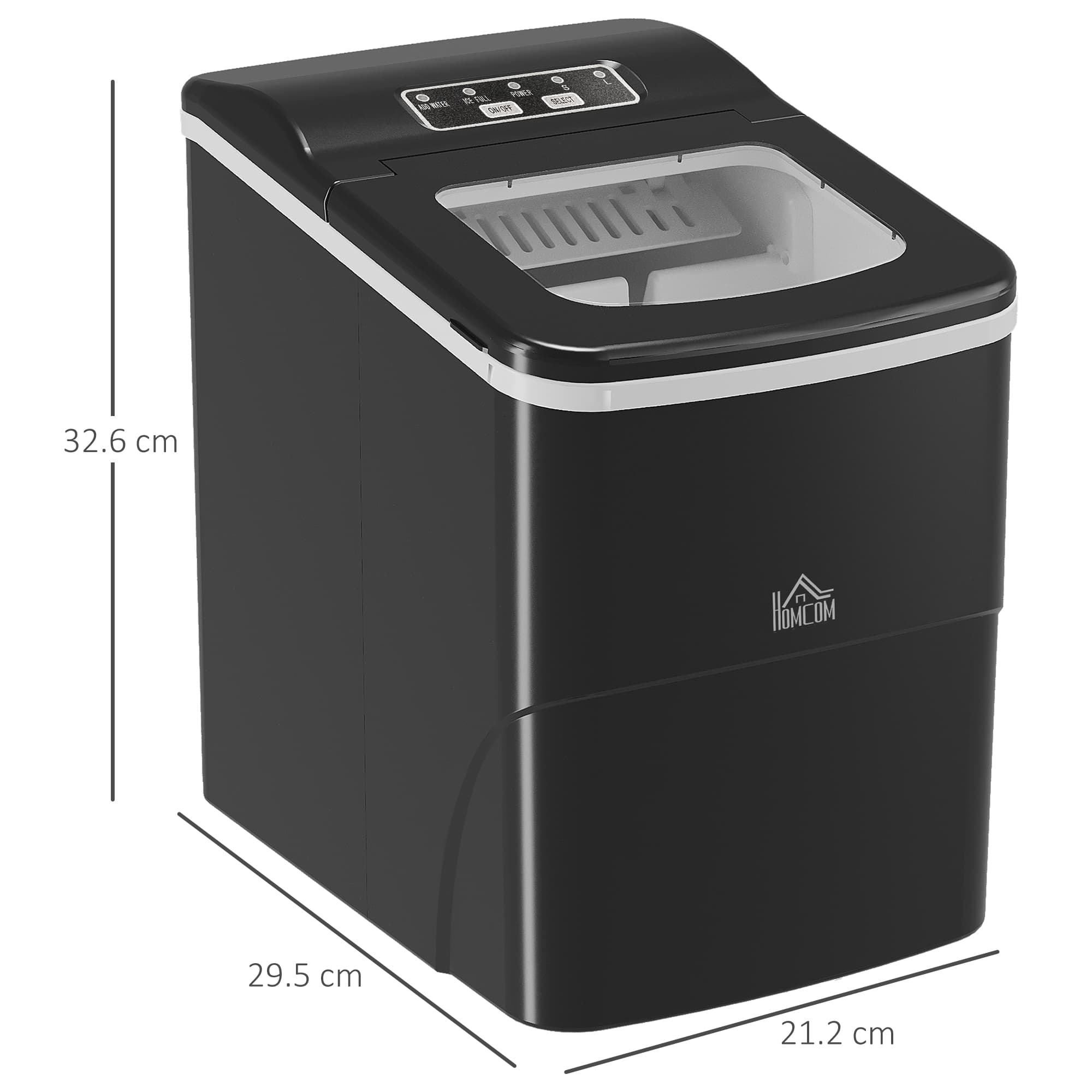 Transform Your Drinks with this 12kg Countertop Ice Maker - image 4