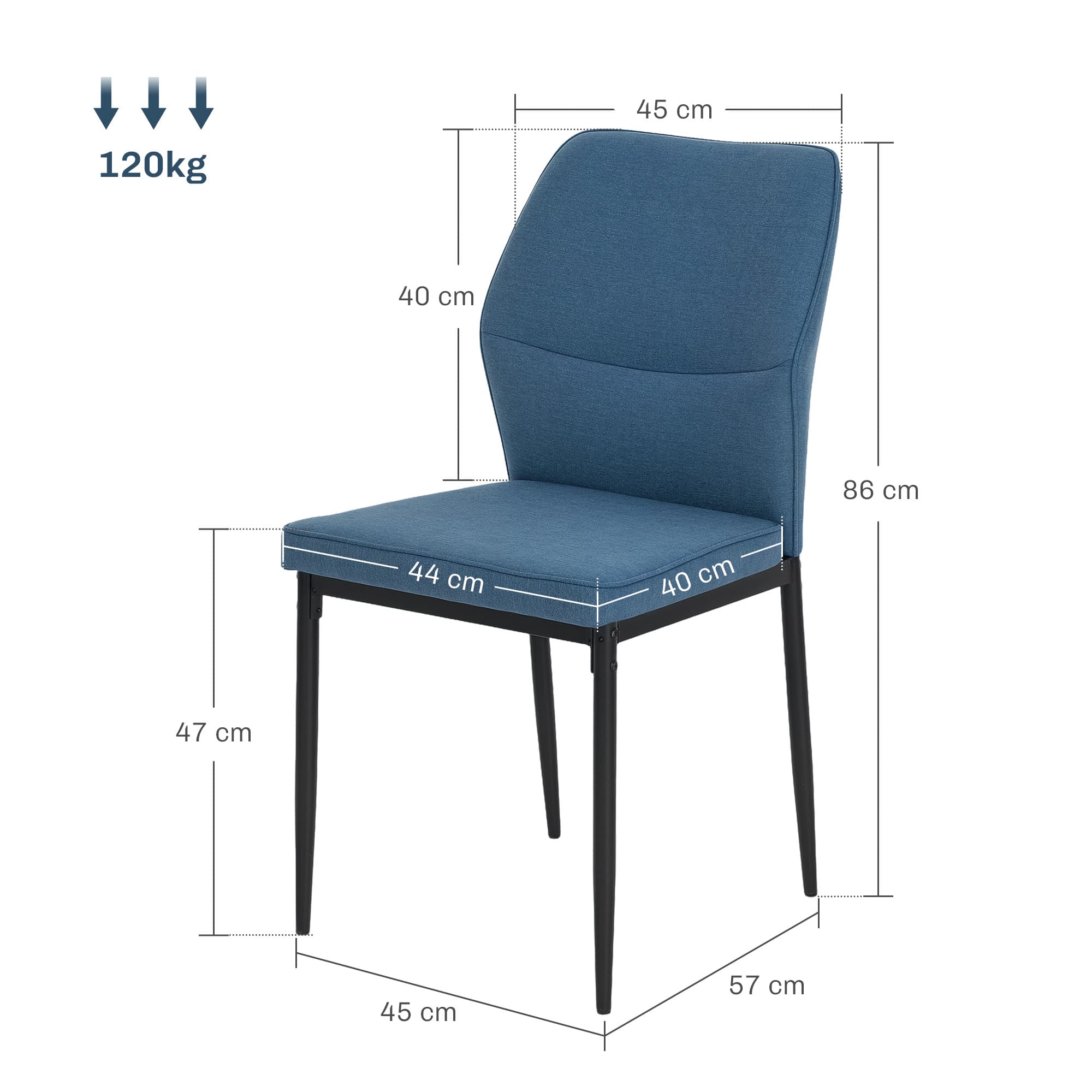 Transform Your Dining Space with Blue Velvet Chairs - image 3