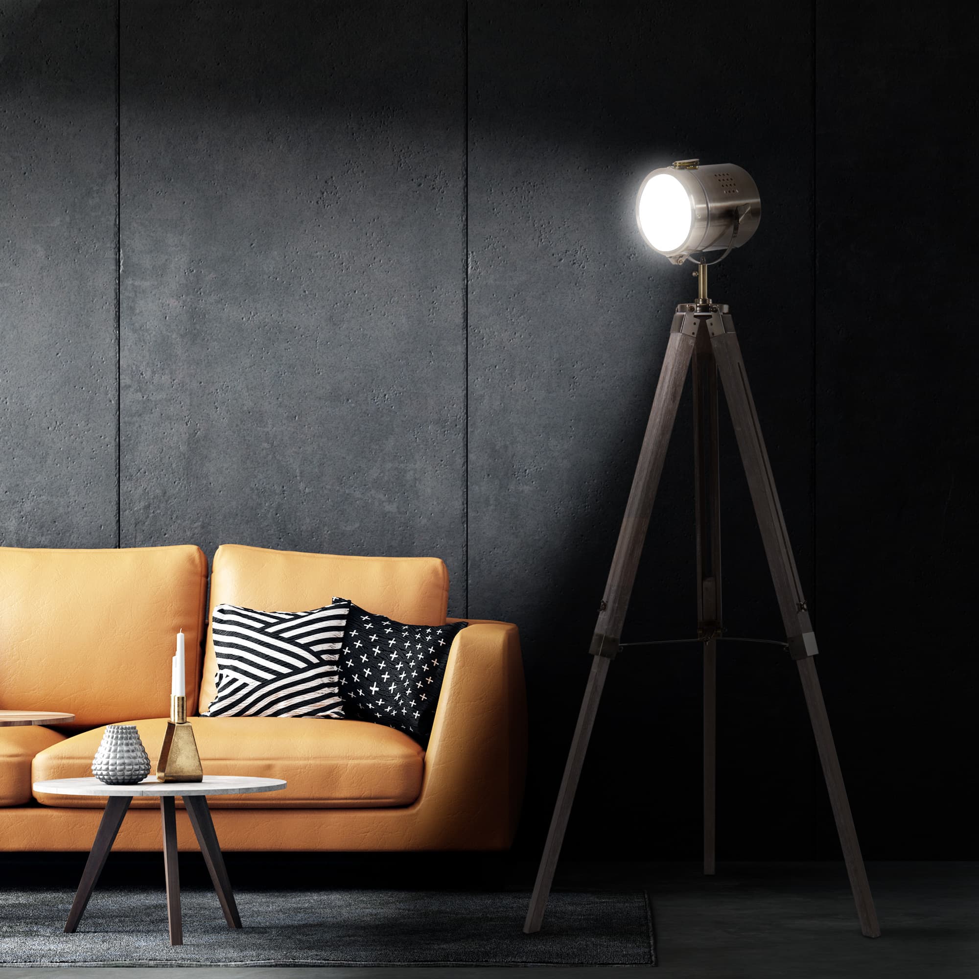 Transform Your Space With This Industrial Tripod Floor Lamp - image 4