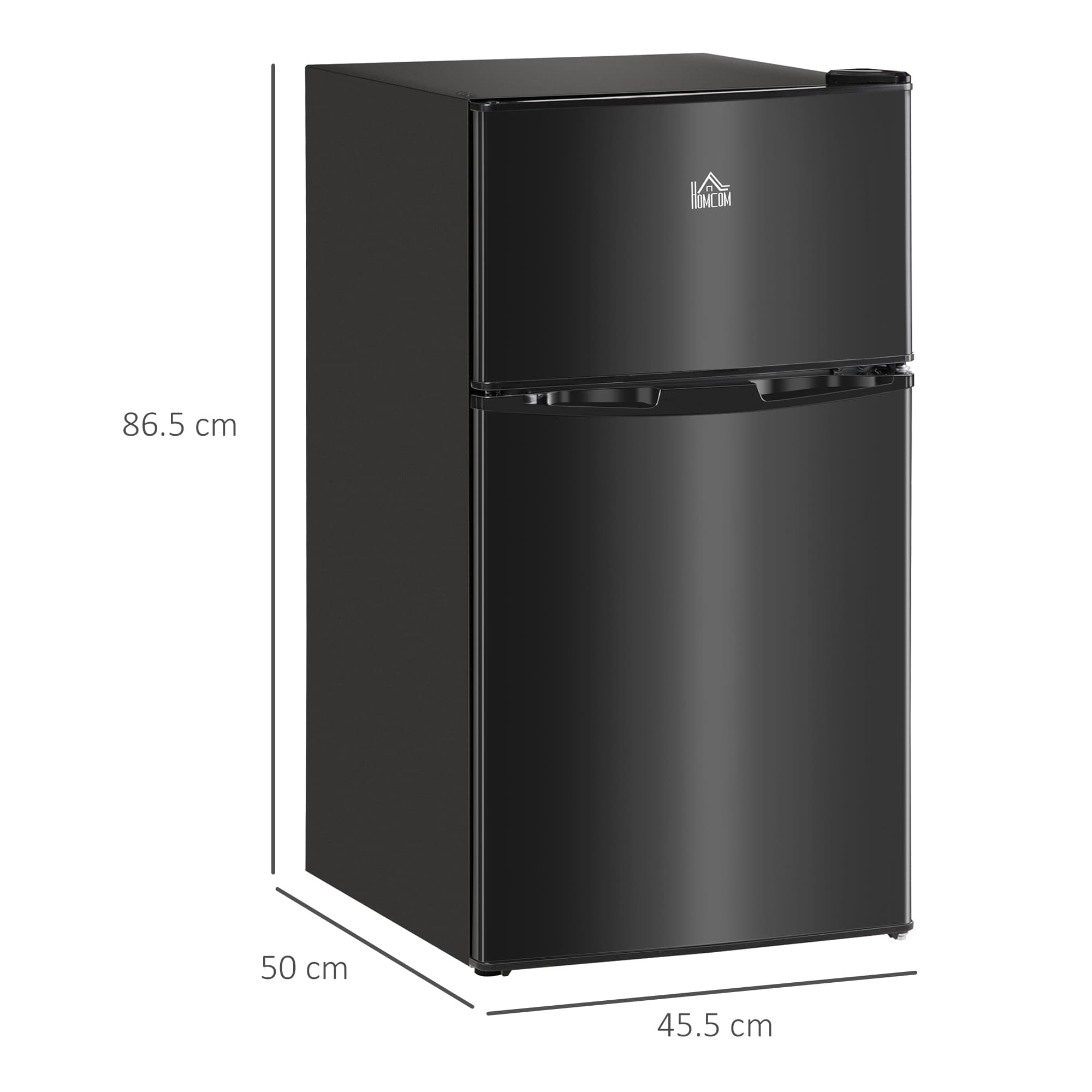88L Under-Counter Fridge Freezer in Black — Compact and Quiet - image 10