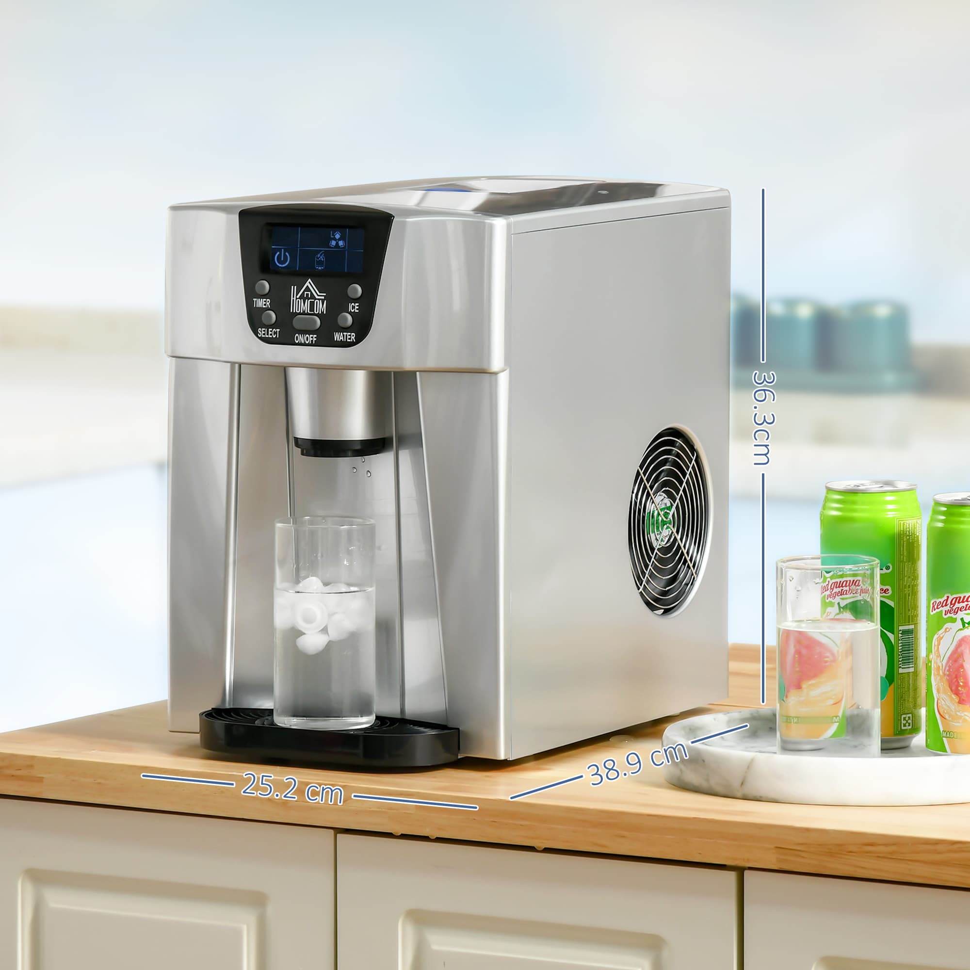 Transform Your Drinks with this 2-in-1 Ice Maker & Dispenser - image 2