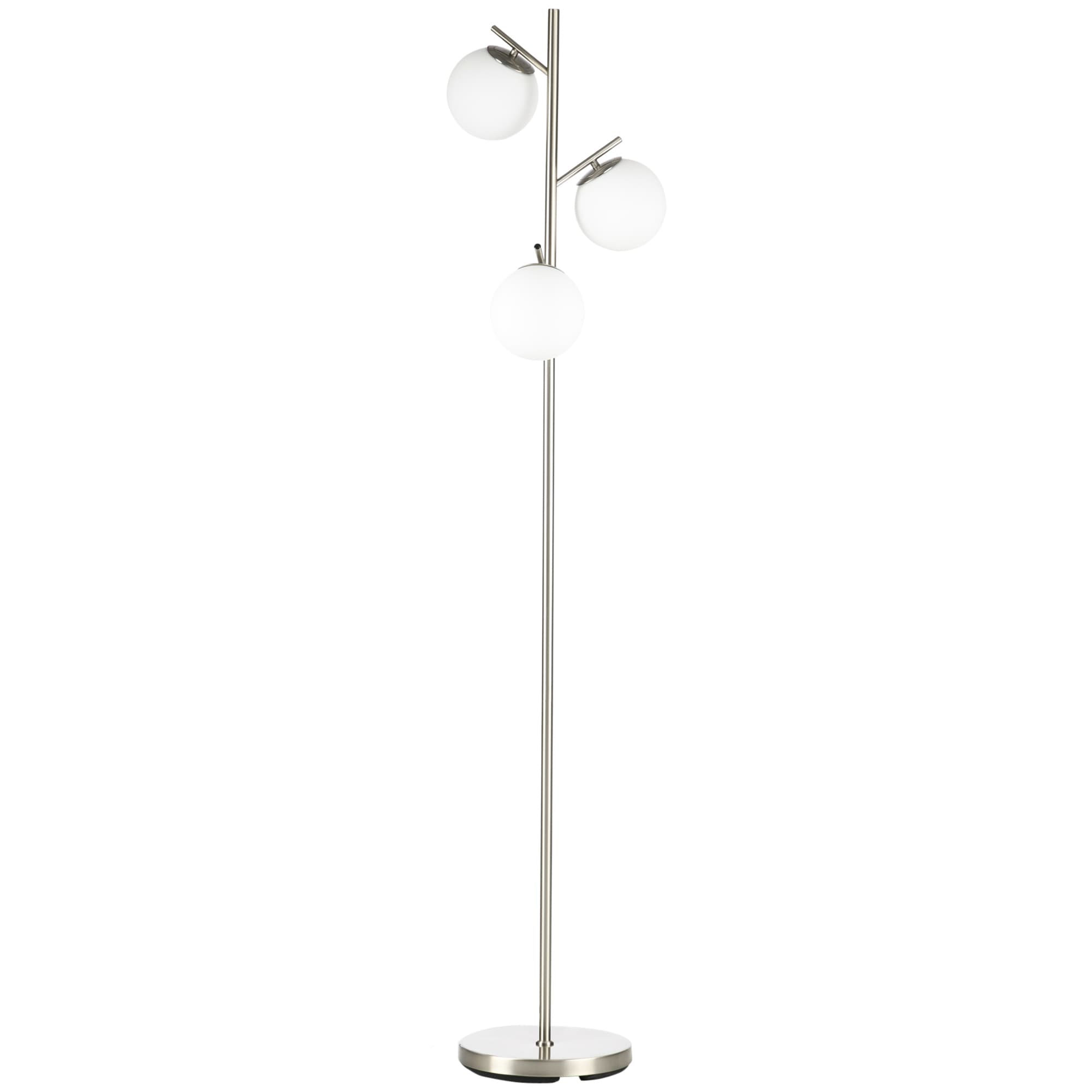 Transform Your Space with this Modern 3-Light Tree Floor Lamp - Silver