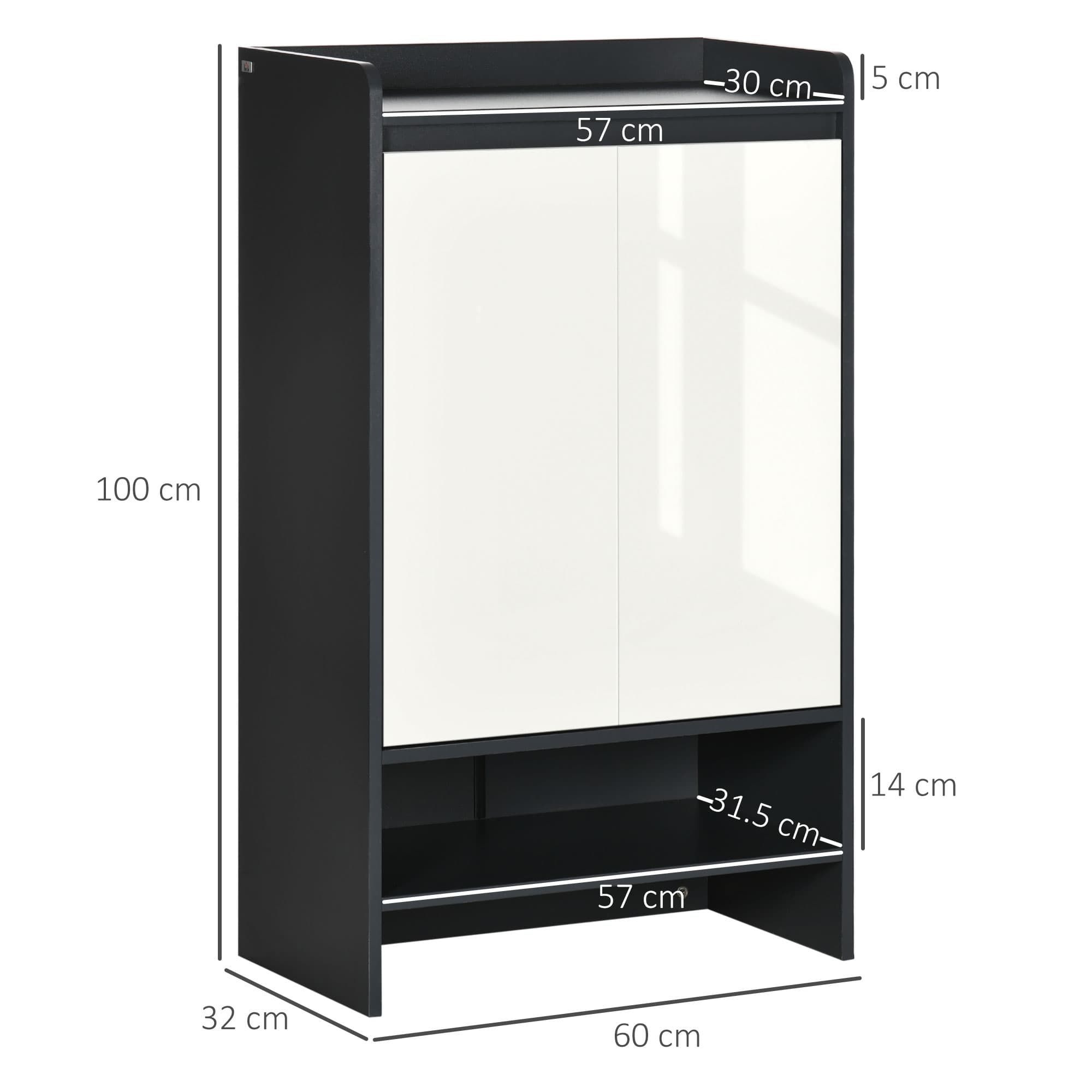 Modern Grey & White Shoe Cabinet for Clutter-Free Hallways - image 5