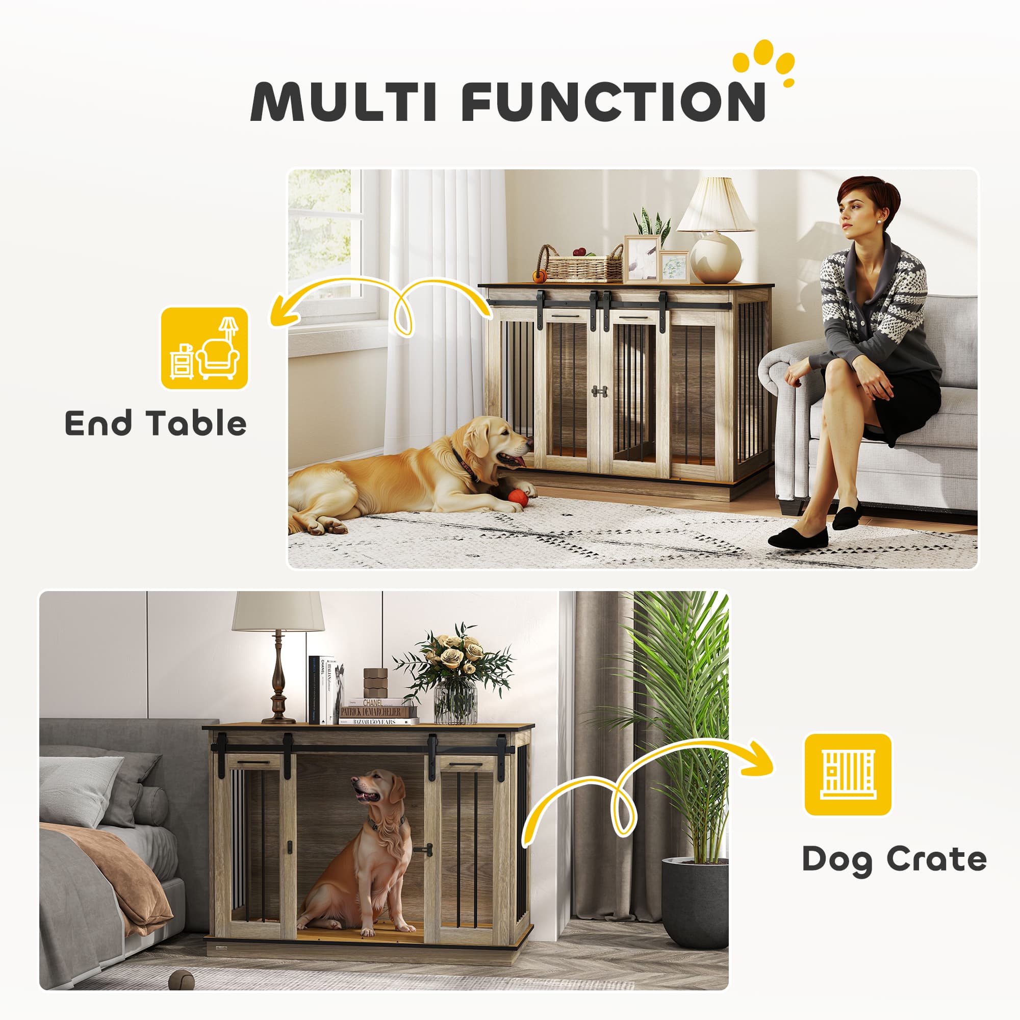 A Double Dog Crate Built to Look Like Furniture, Not a Cage - image 8