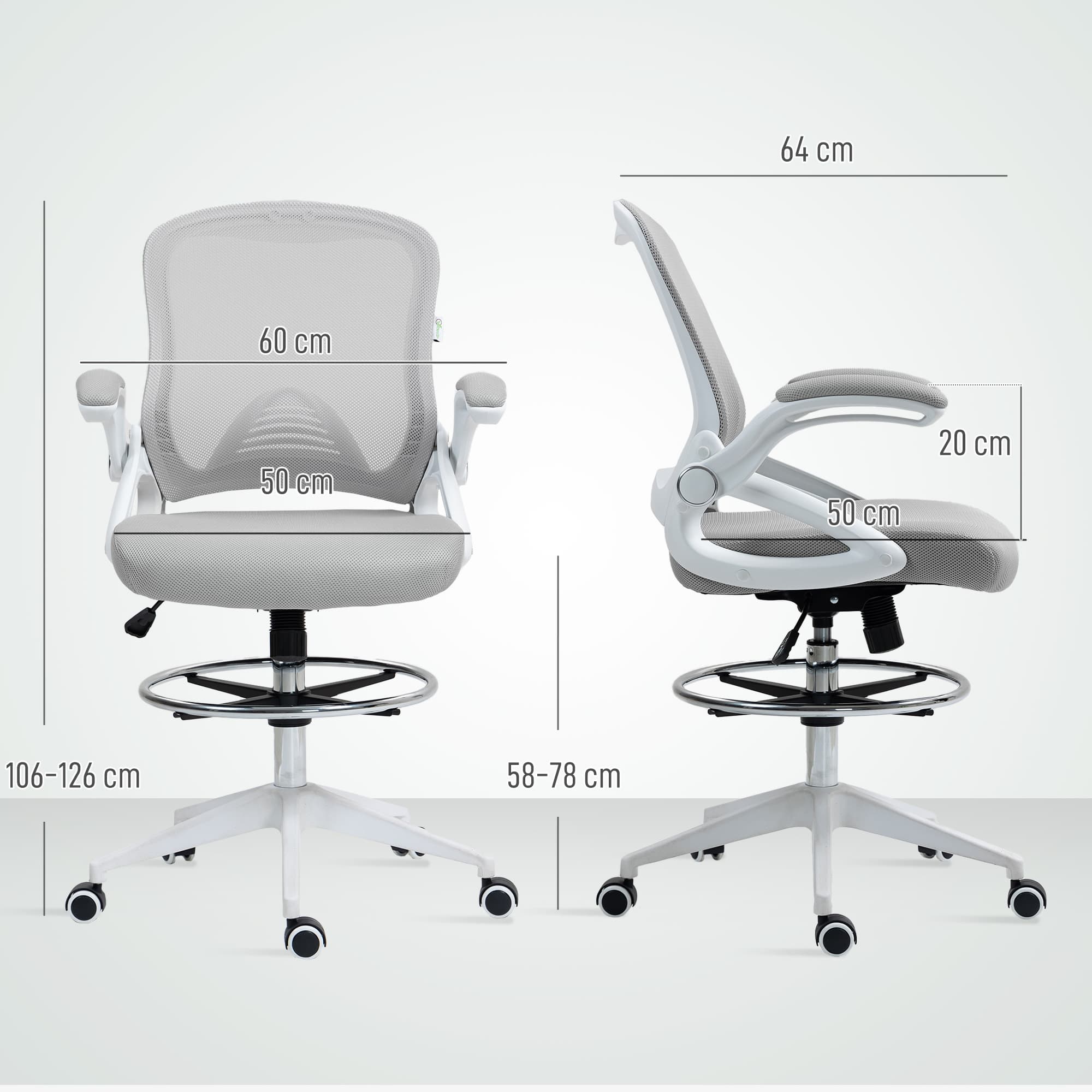 Transform Your Workspace with this Ergonomic Drafting Chair - image 2