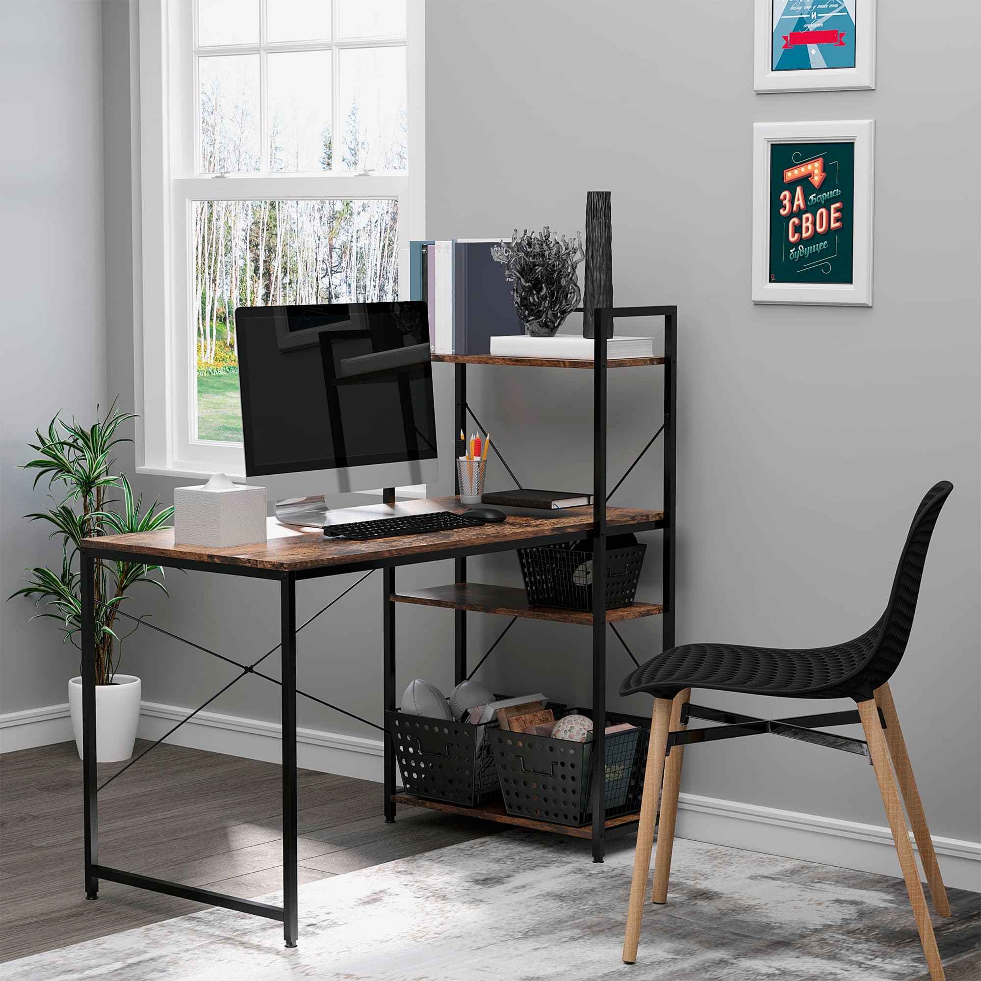 Transform Your Workspace with this Reversible Industrial Desk - image 5