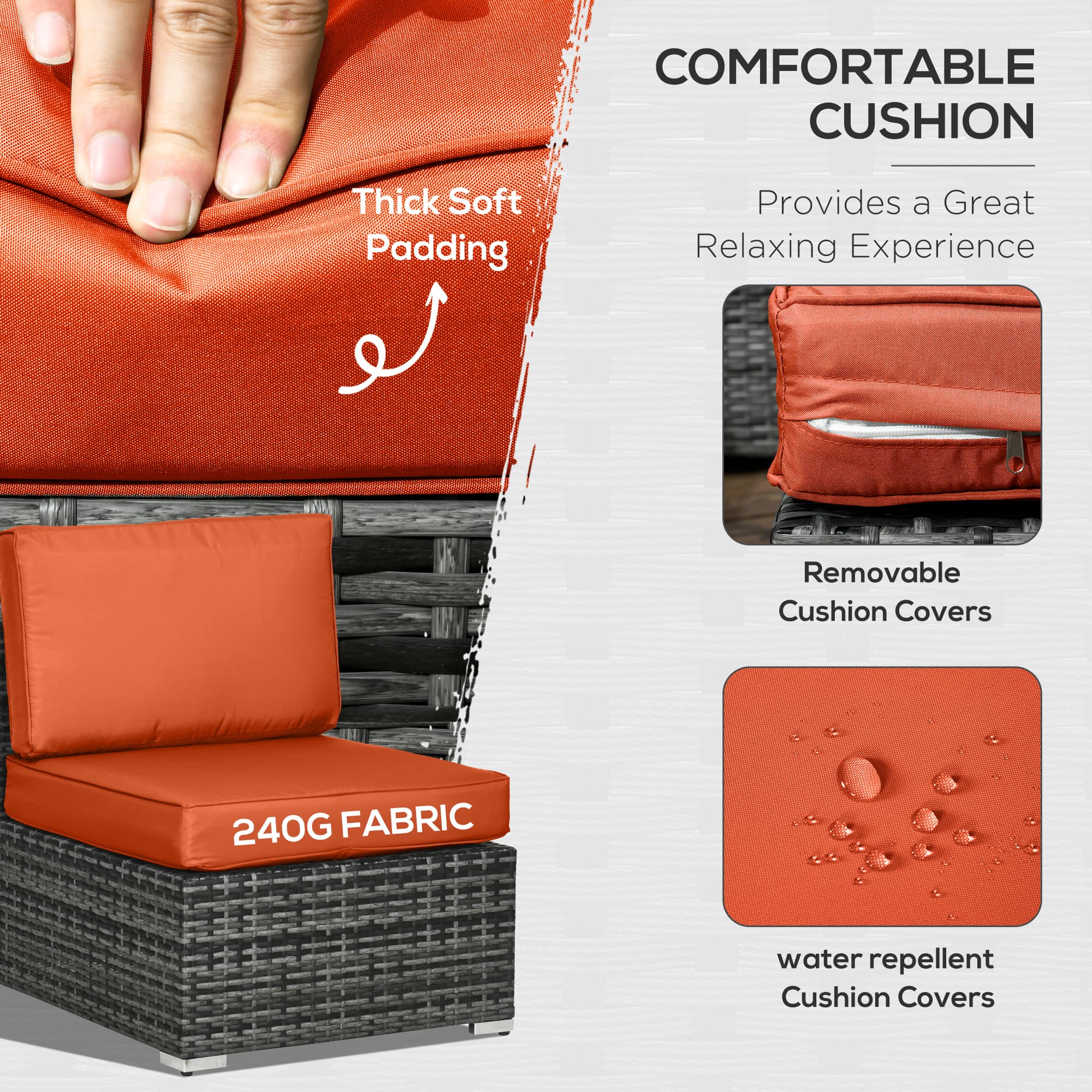 Transform Your Outdoors with this 8-Piece Rattan Sofa Set - image 1