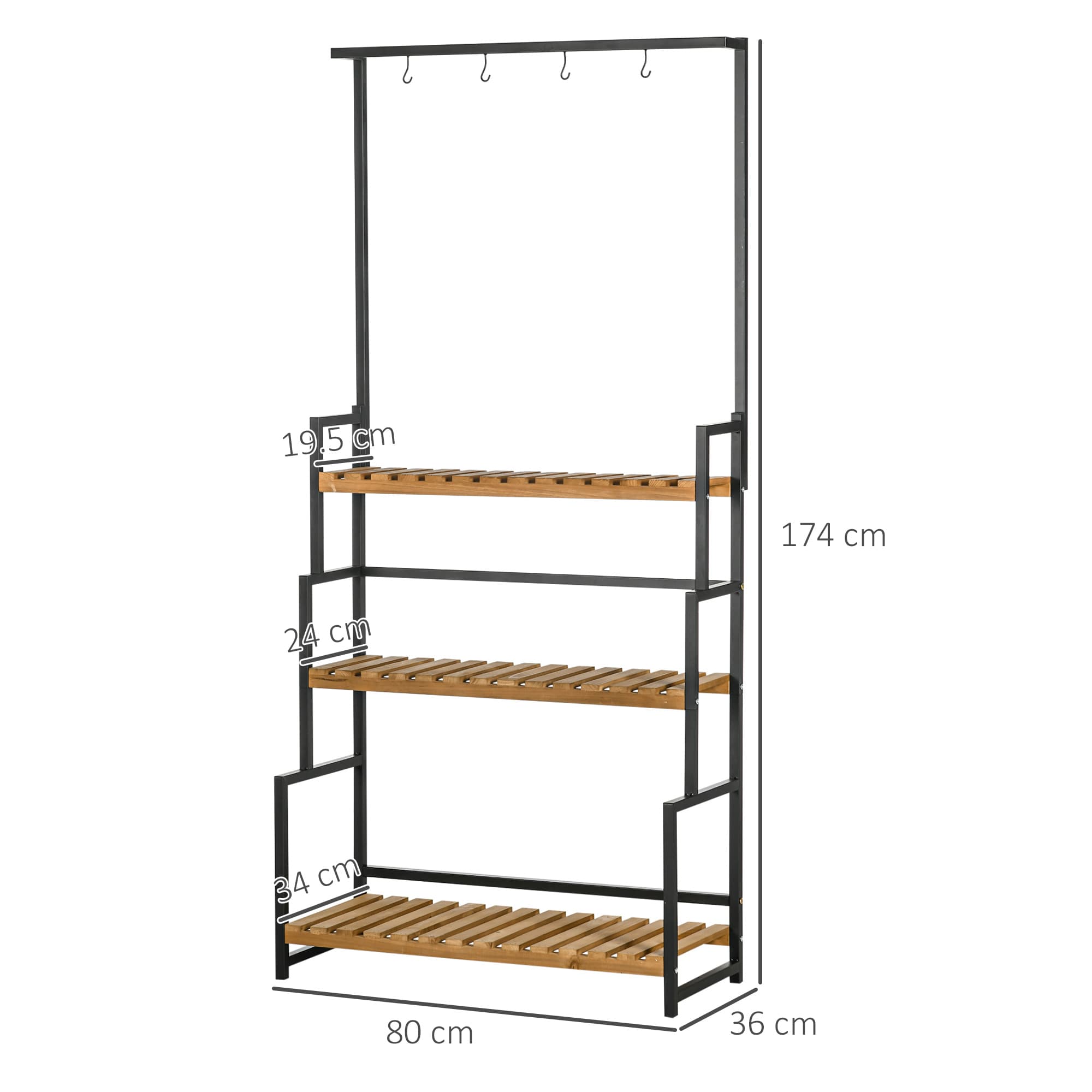 Transform Your Space with this 3-Tier Wooden Plant Stand - image 2