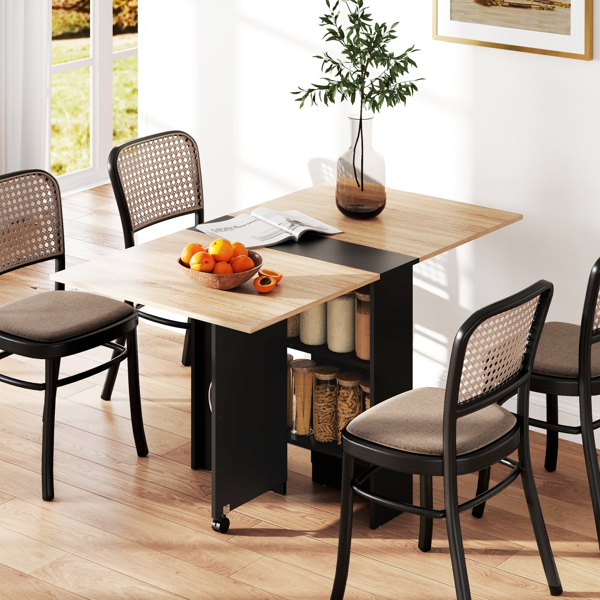 Transform Your Space with this Oak Drop Leaf Dining Table - image 2
