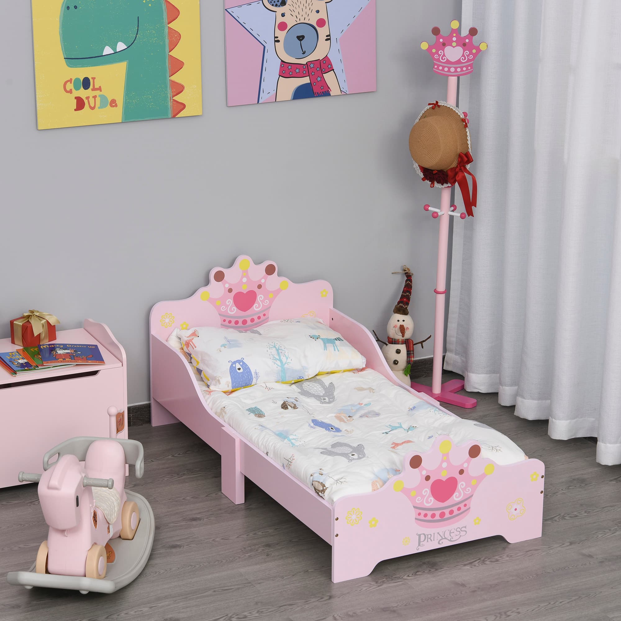 Transform Their Room with this Pink Princess Toddler Bed - image 1