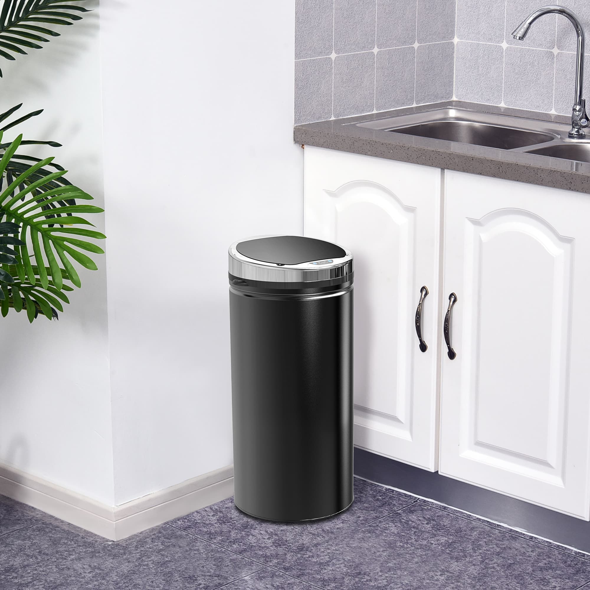 Hands-Free 42L Sensor Bin for Cleaner Kitchens - image 1