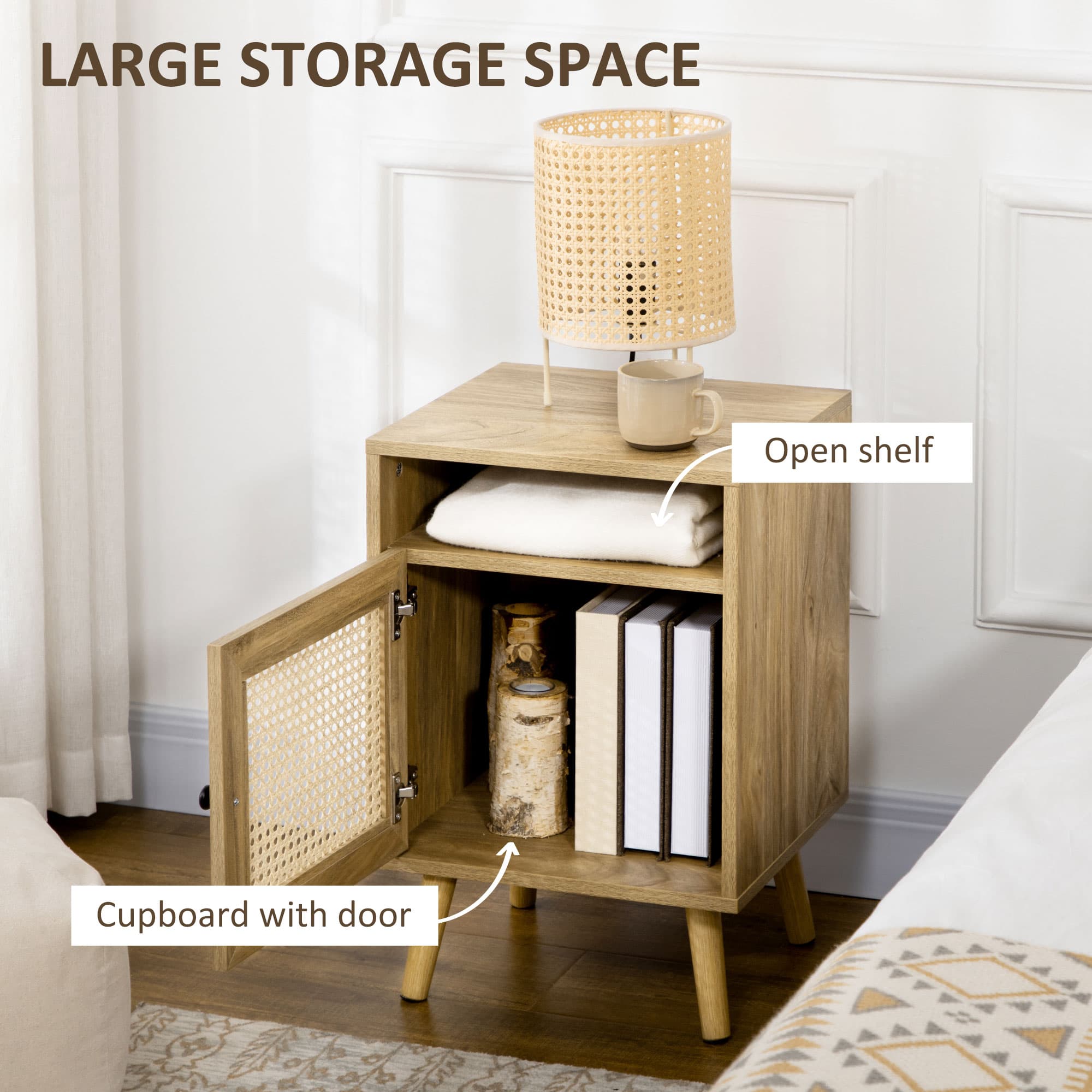 Transform Your Bedroom with Natural Rattan Bedside Tables - image 2