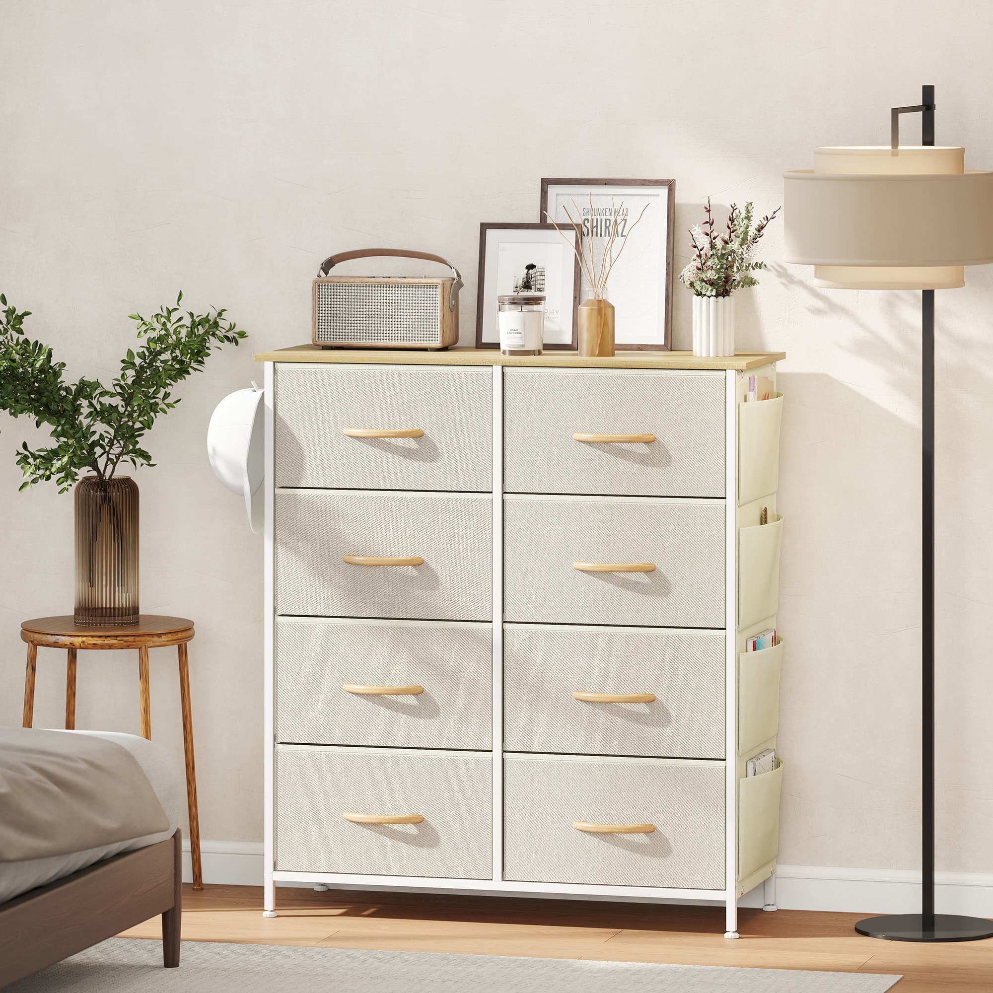 Effortless Organisation: Beige 8-Drawer Fabric Chest - image 2