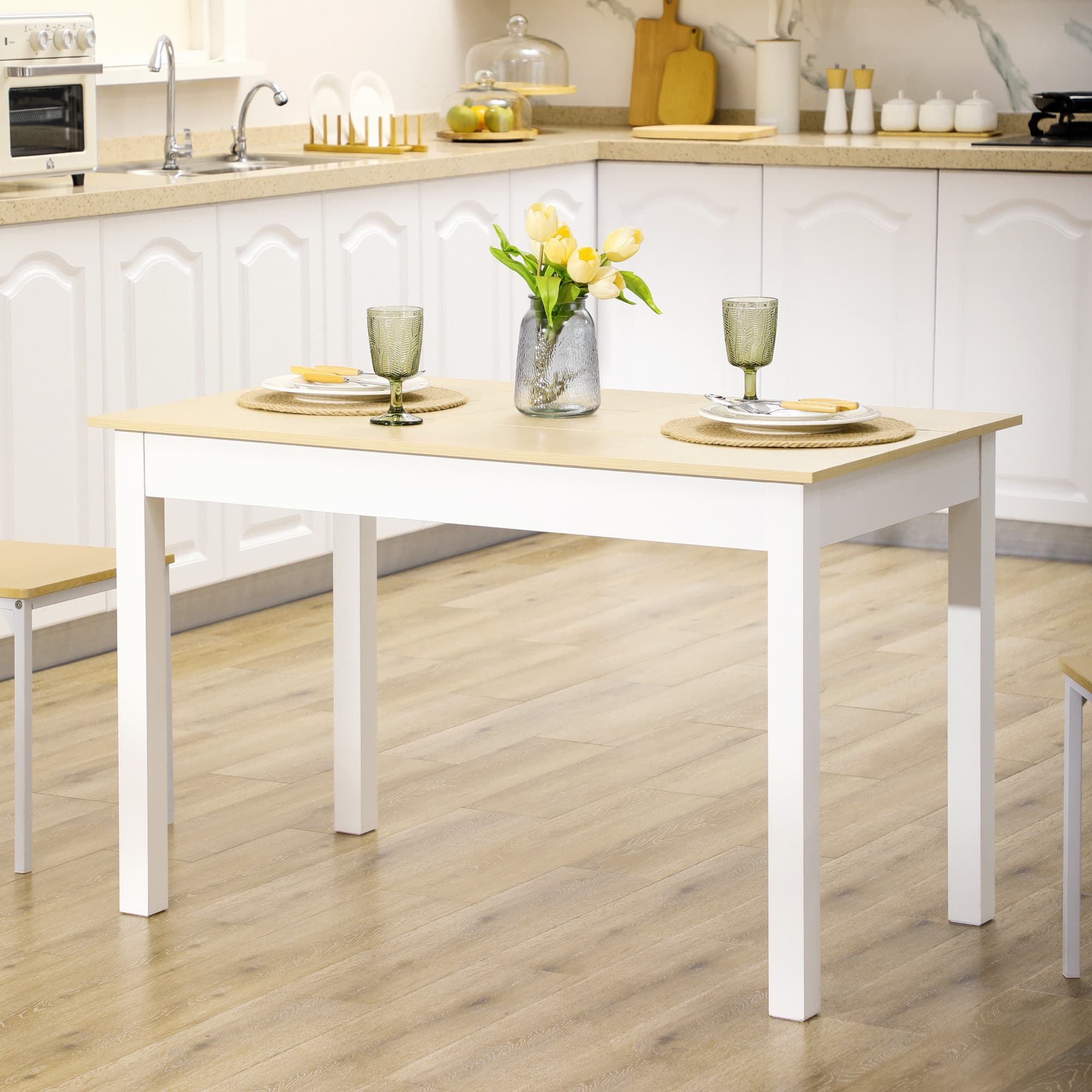 Transform Your Dining Space With This Modern Oak 6-Seater Table - image 4