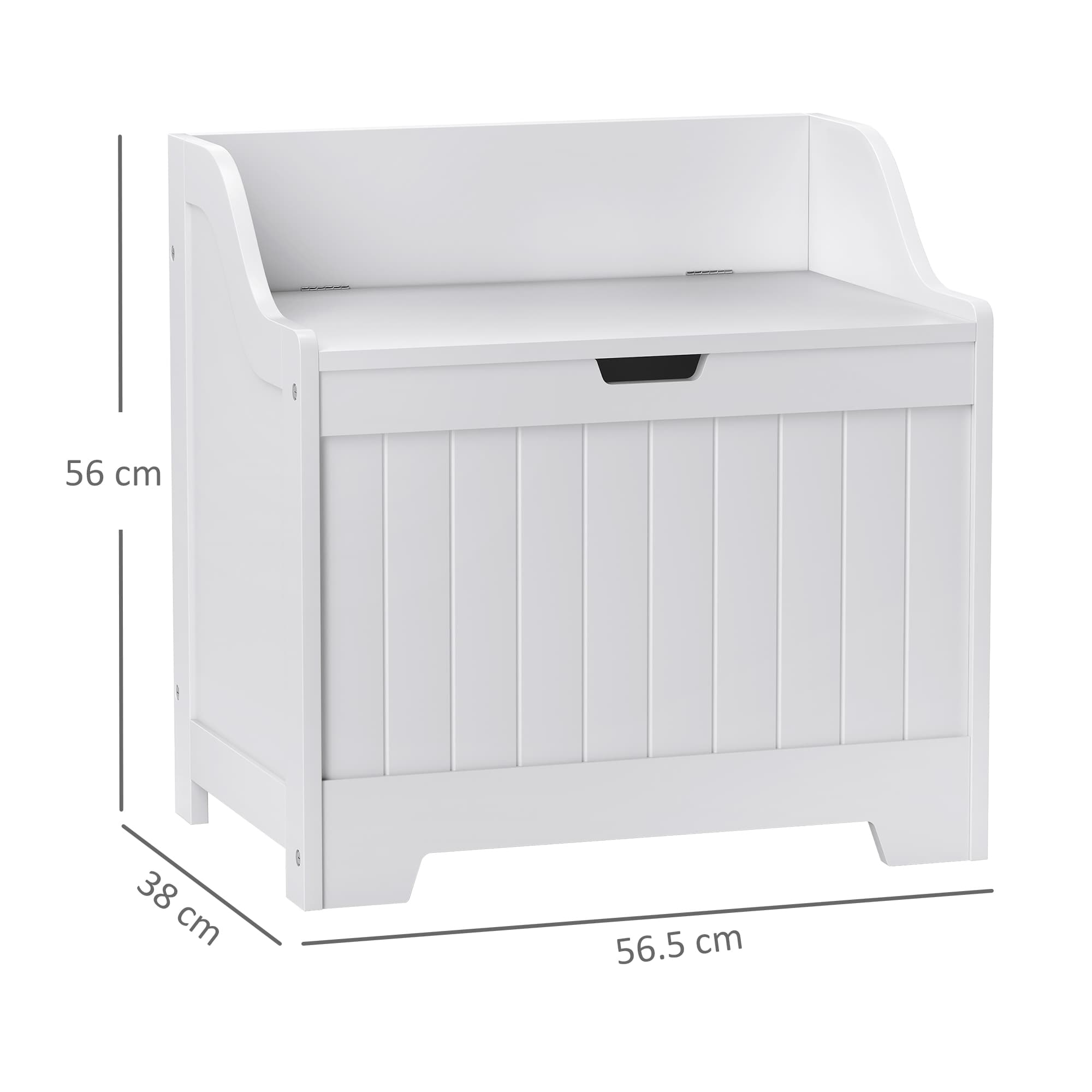Transform Your Space with this 61L White Storage Chest - image 5