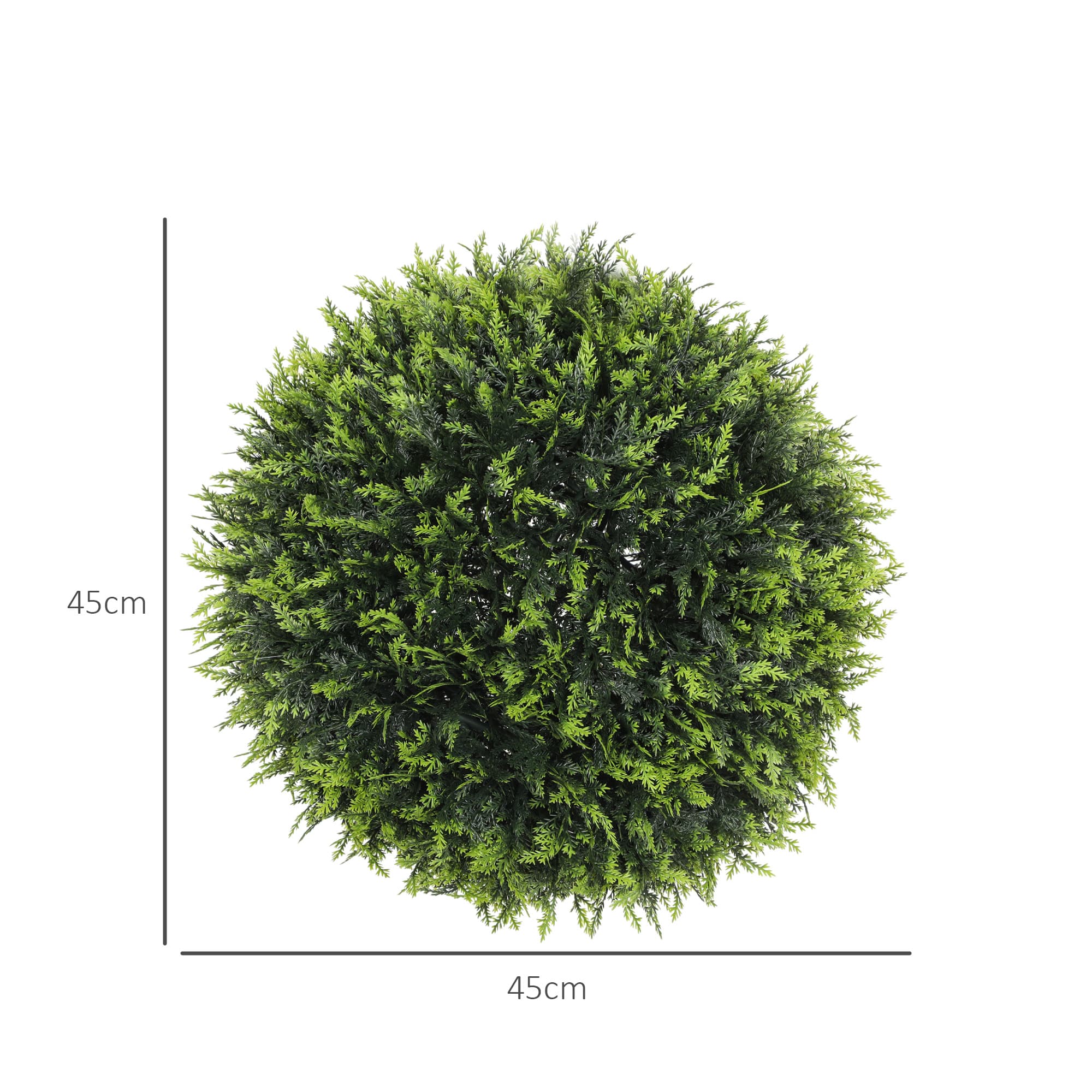 Two Faux Cedar Topiary Balls That Need No Watering, Ever - image 9