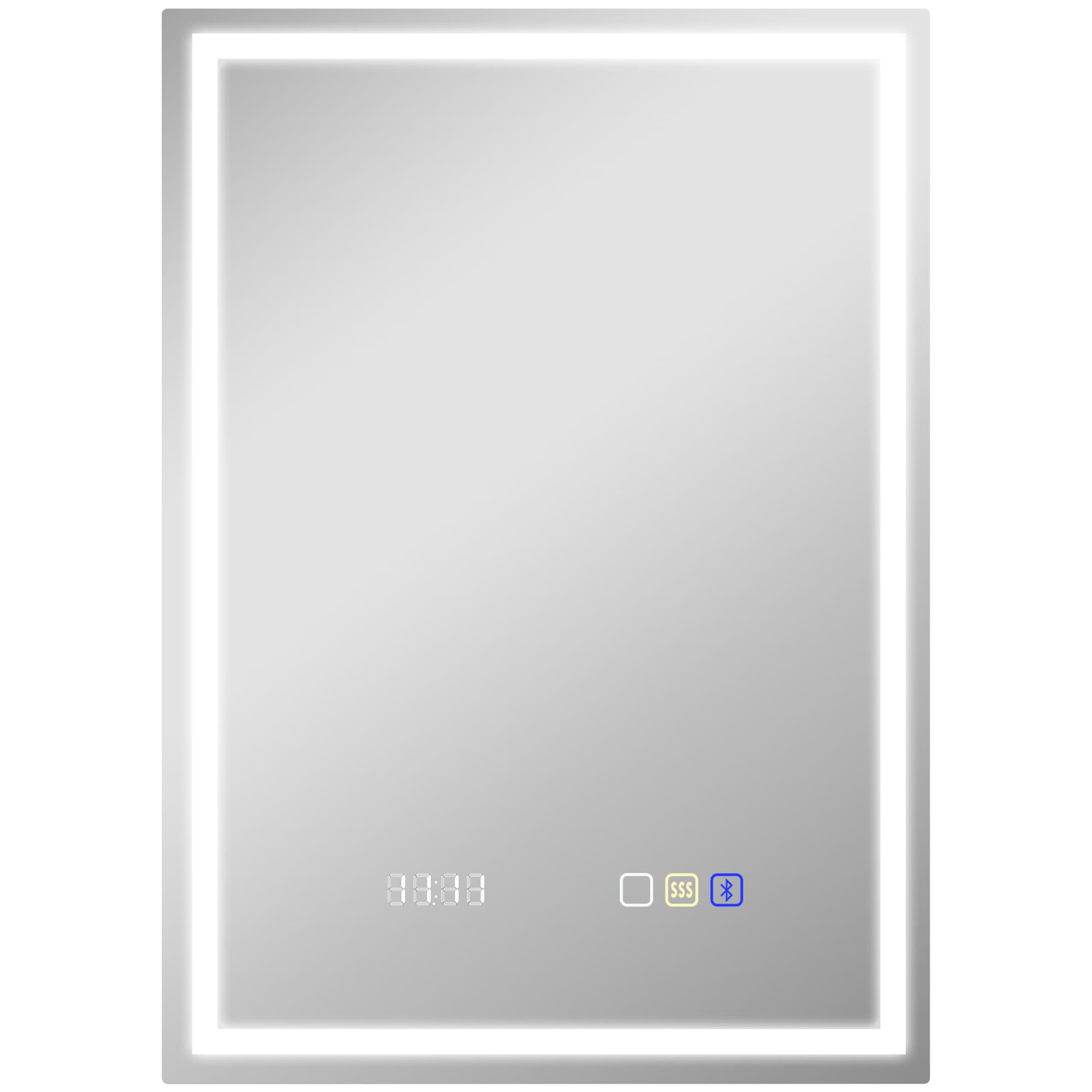 Transform Your Space with this Smart LED Bathroom Mirror - Silver