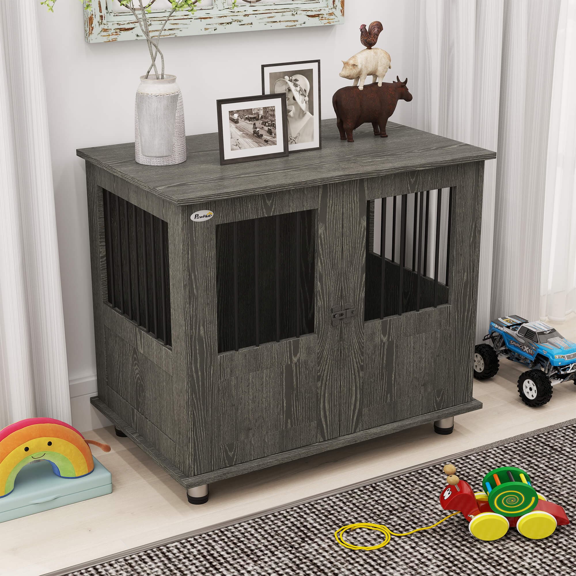 A Dog Crate That Looks Like a Piece of Furniture - image 8