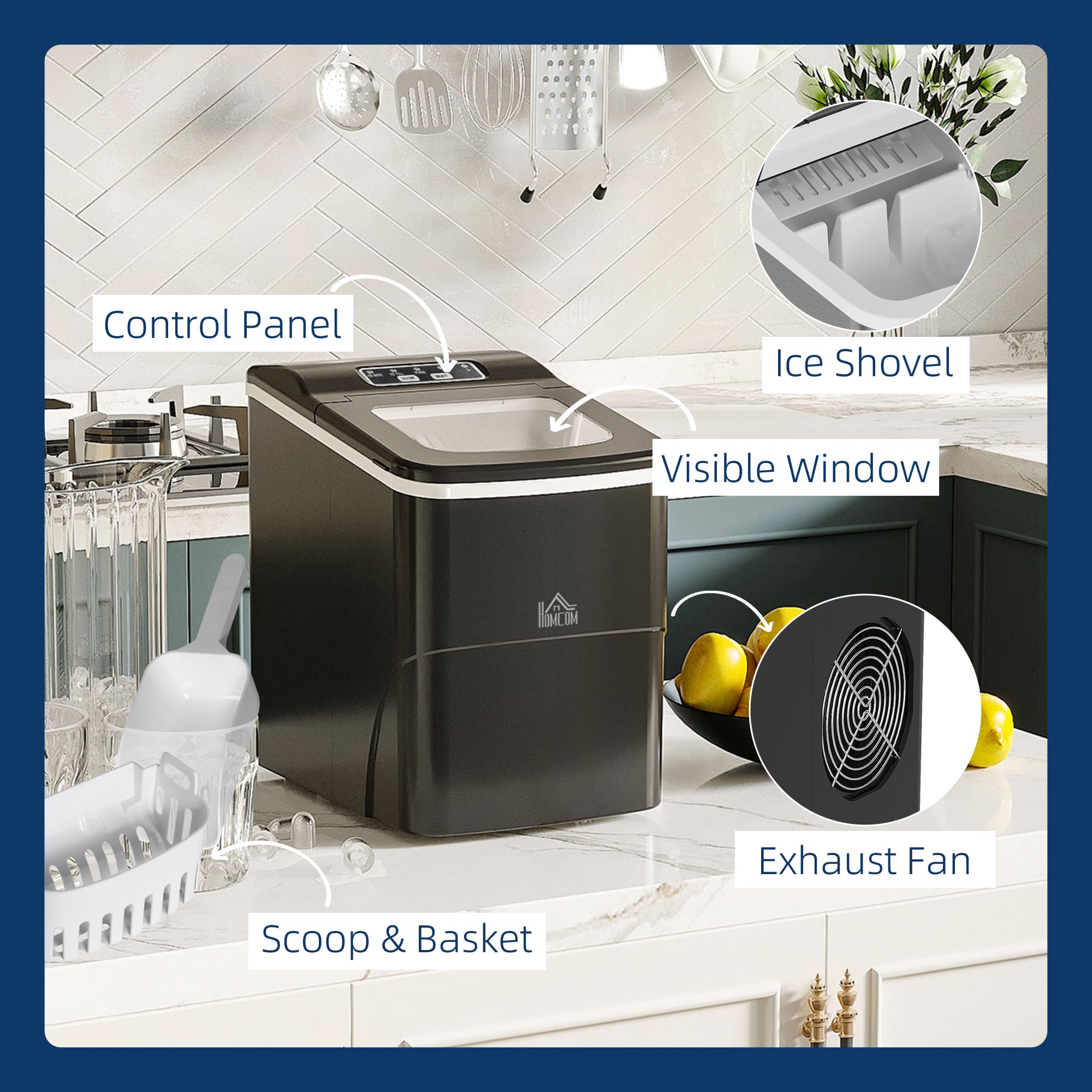Transform Your Drinks with this 12kg Countertop Ice Maker - image 1