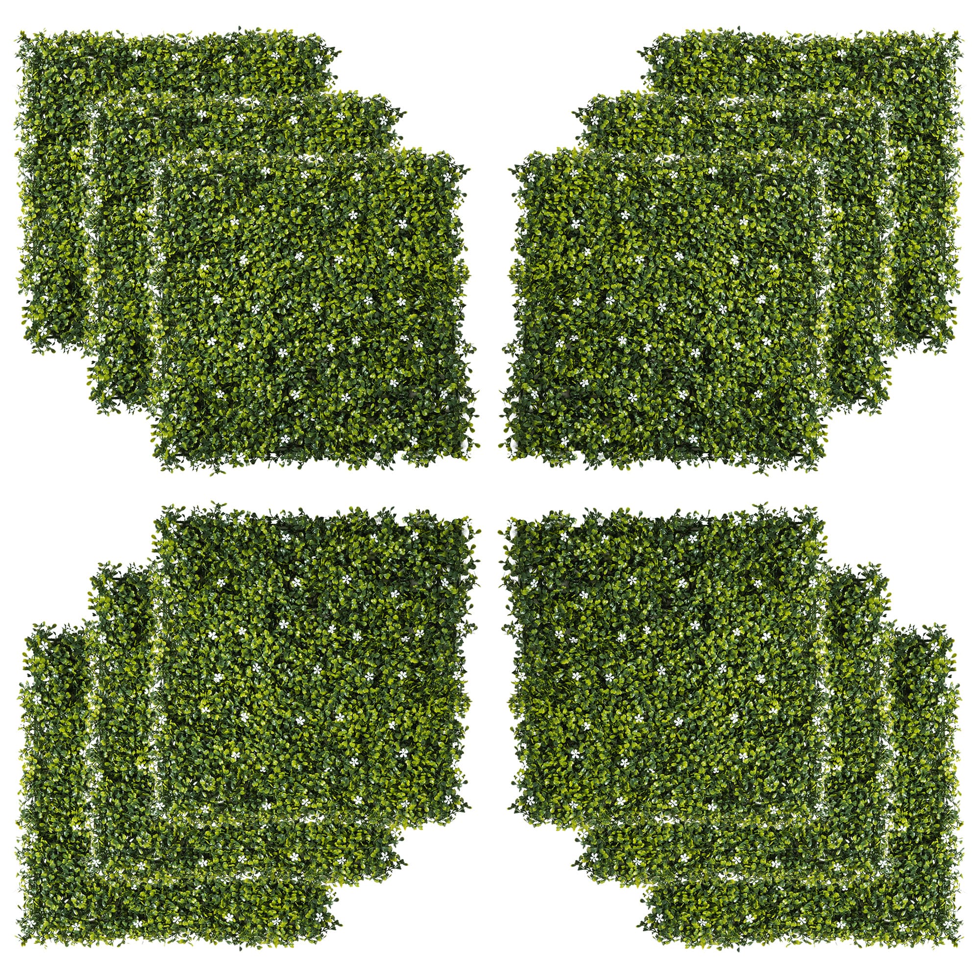 Transform Your Space with Premium Artificial Boxwood Panels - Green
