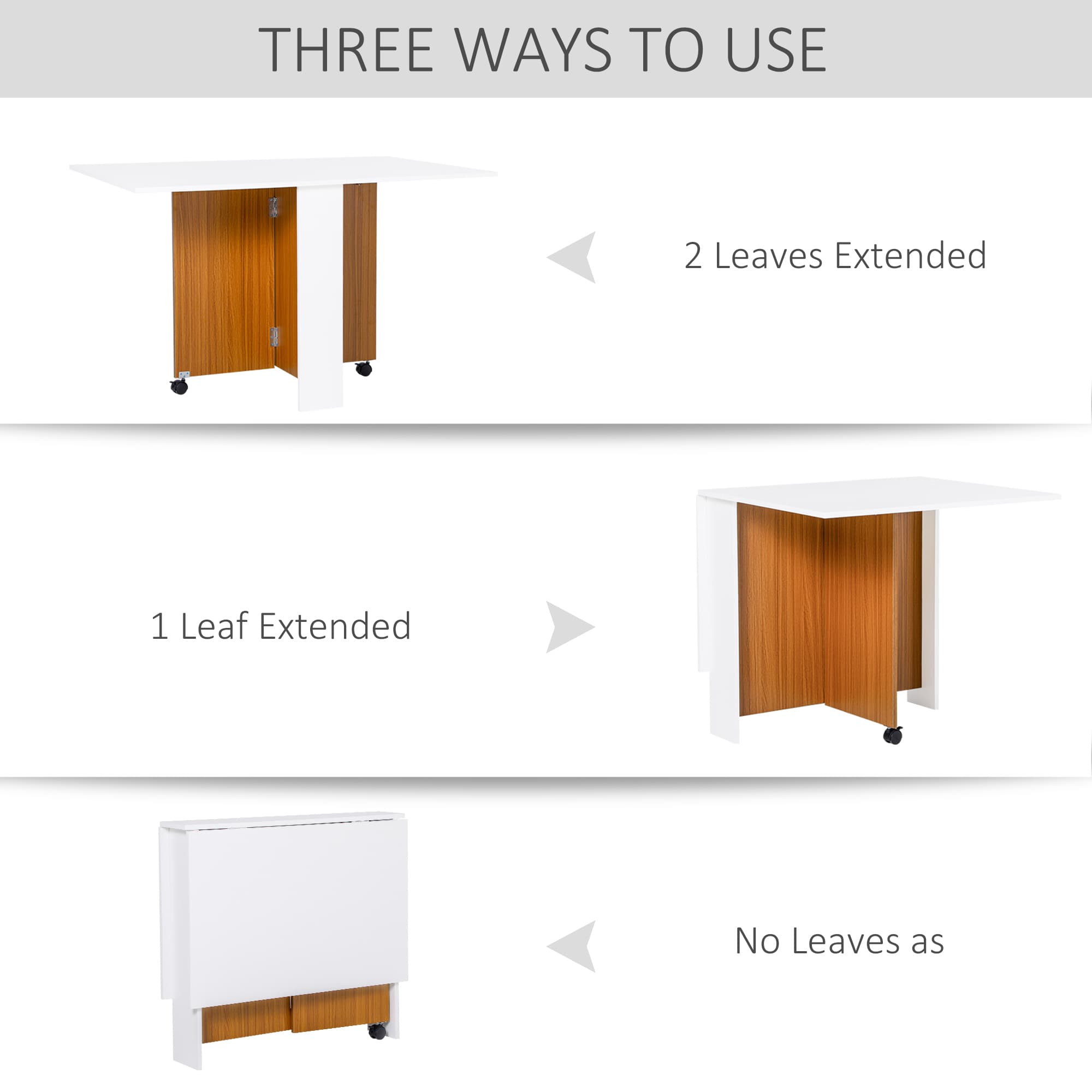 Transform Your Space with this Versatile Folding Dining Table - image 2
