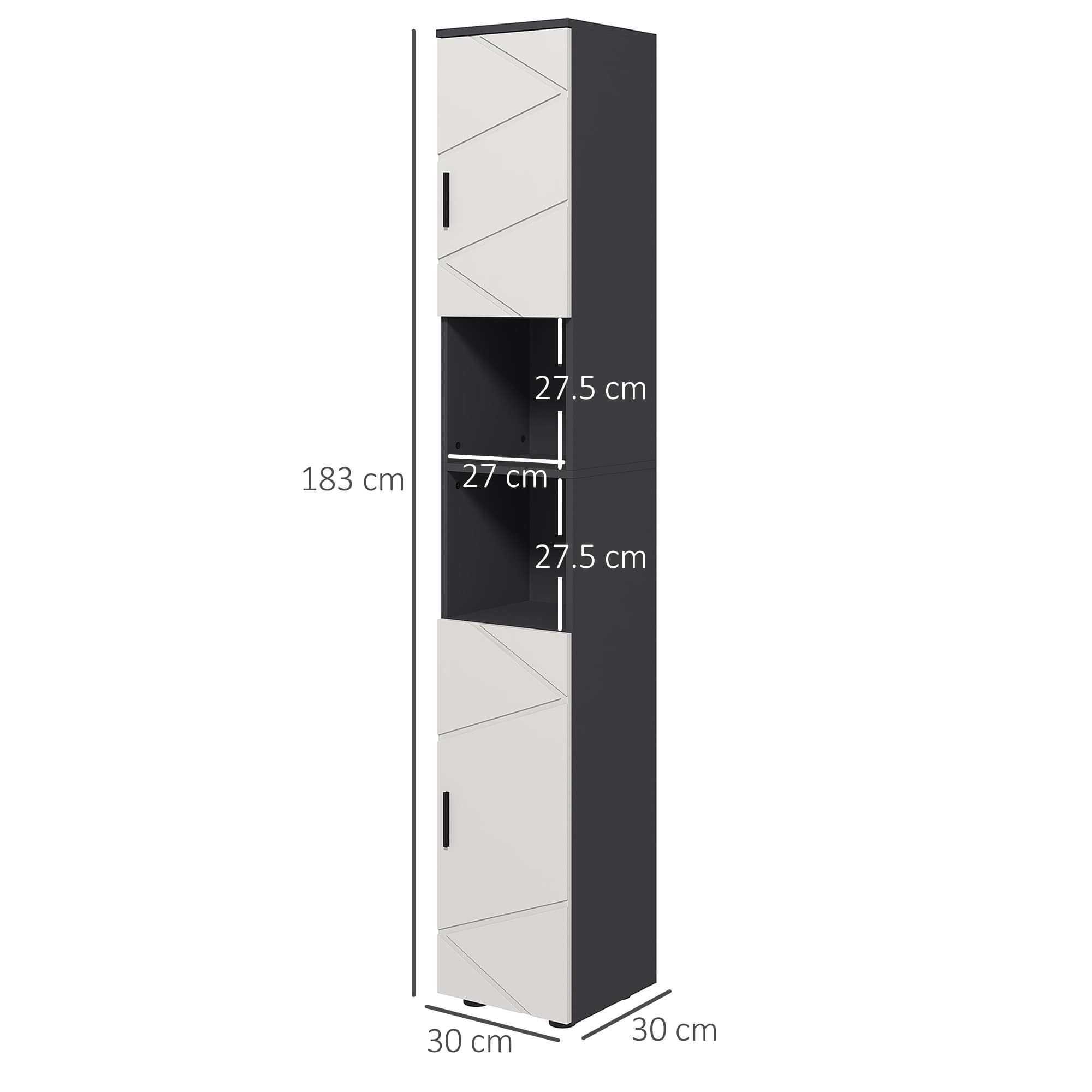 Transform Your Space with the Kleankin Tall Storage Cabinet - image 3