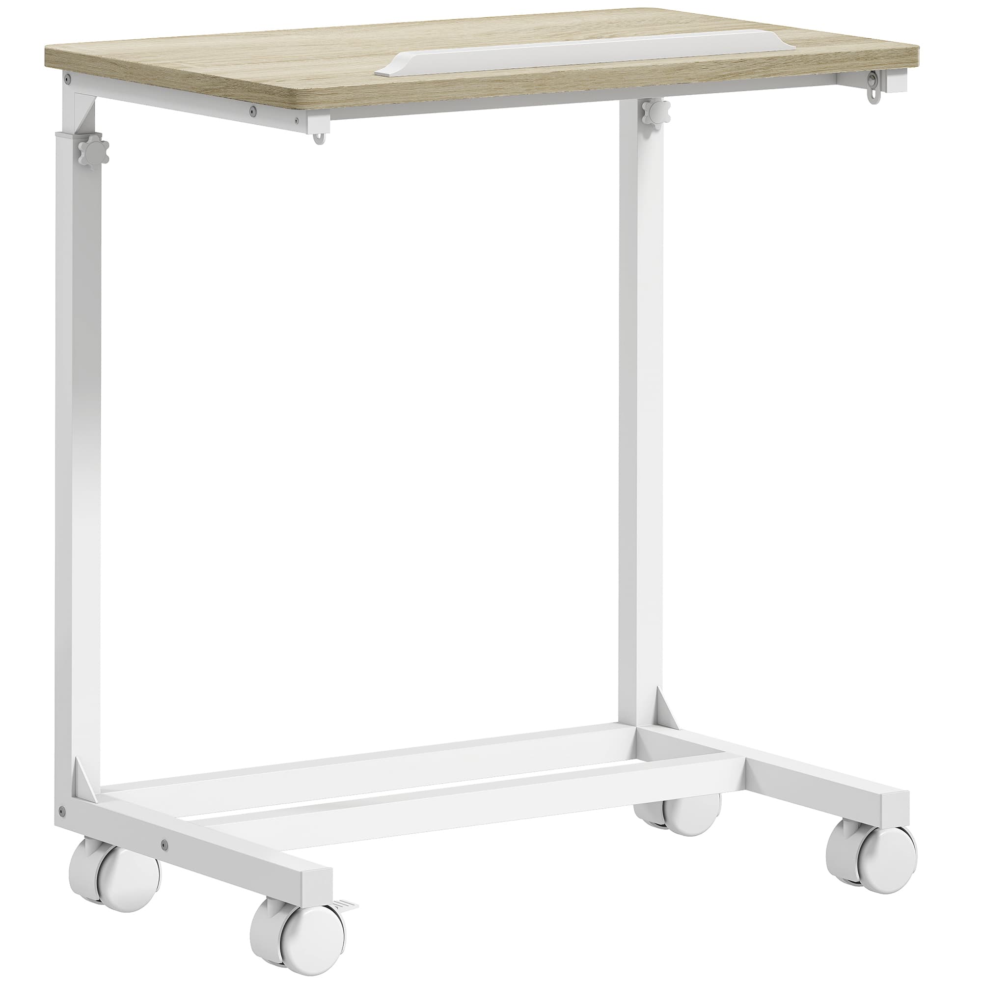 C-Shaped Height-Adjustable Desk That Slides Over a Bed or Sofa - image 6