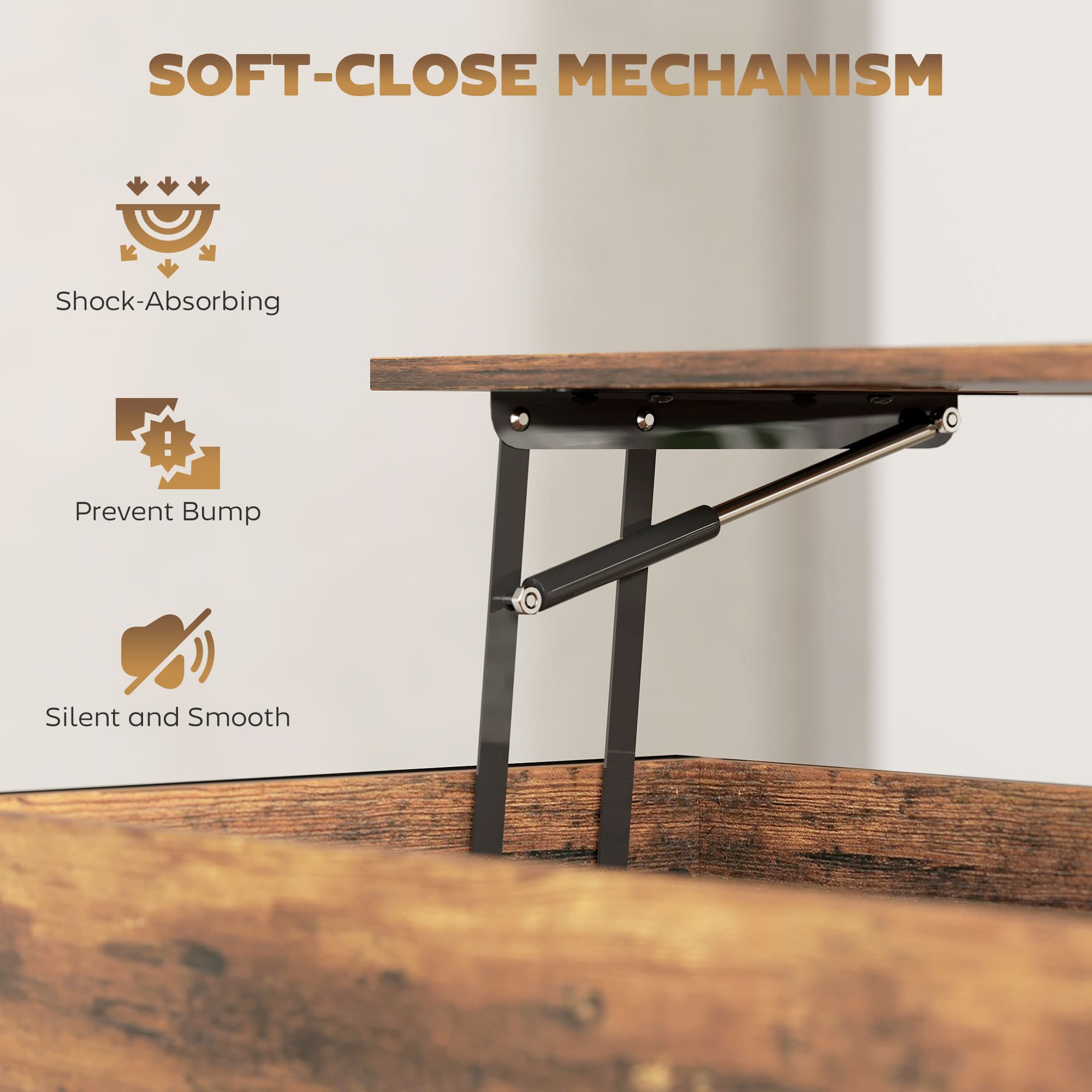 Effortless Lift-Top Coffee Table with Hidden Storage - image 5