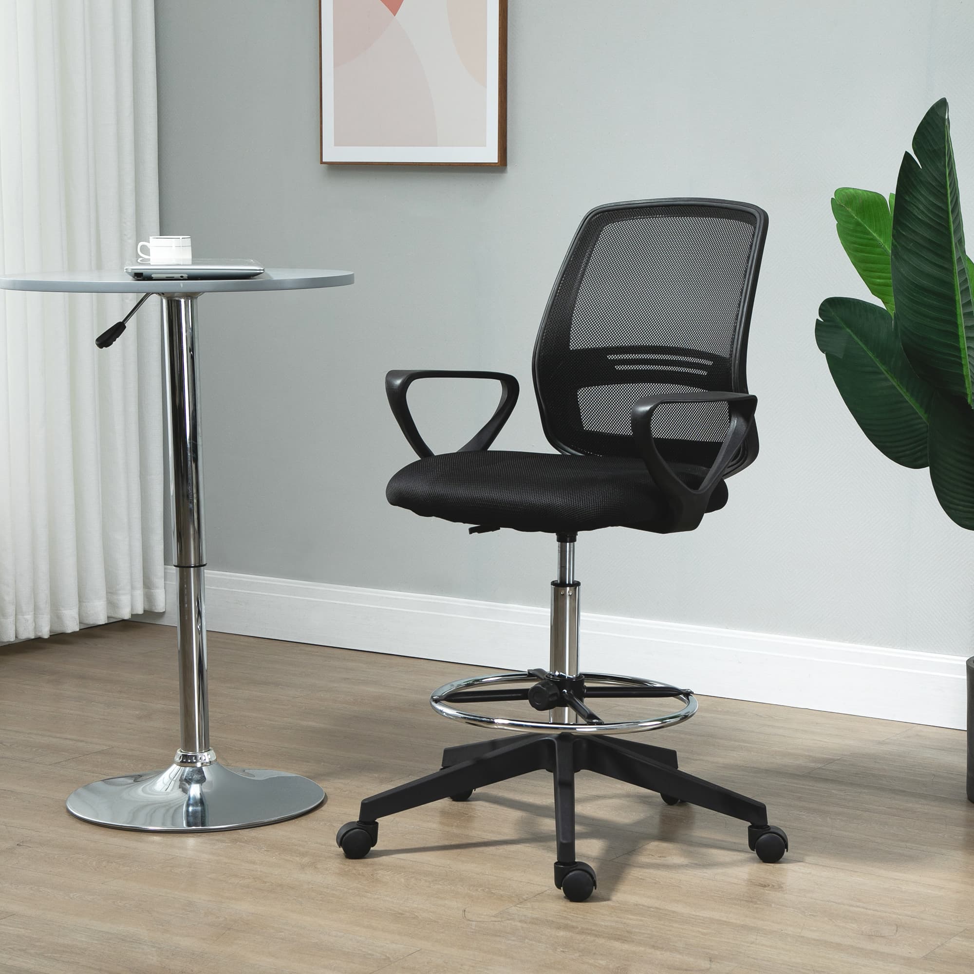 Ergonomic Tall Drafting Chair for Elevated Comfort - image 1