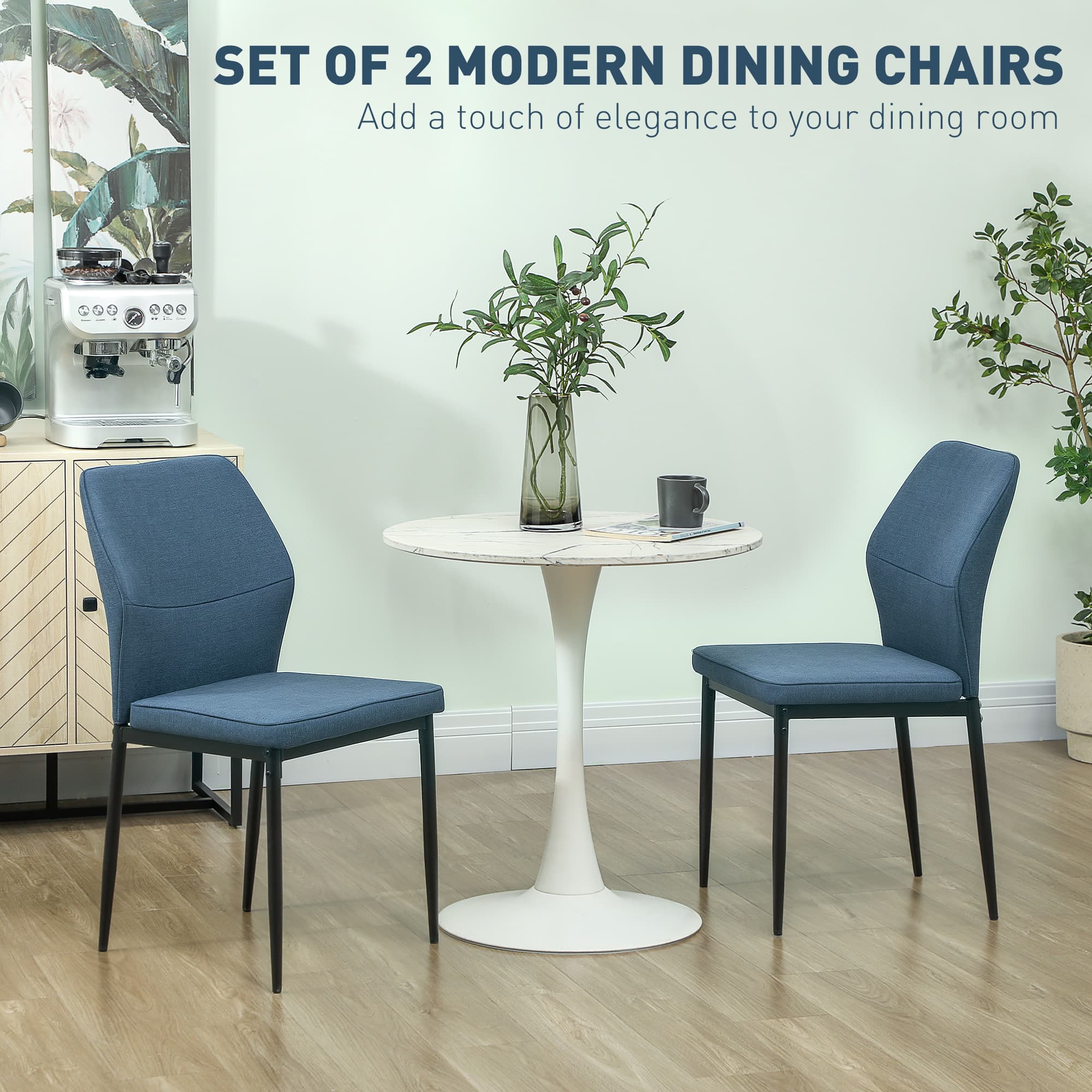 Transform Your Dining Space with Blue Velvet Chairs - image 5