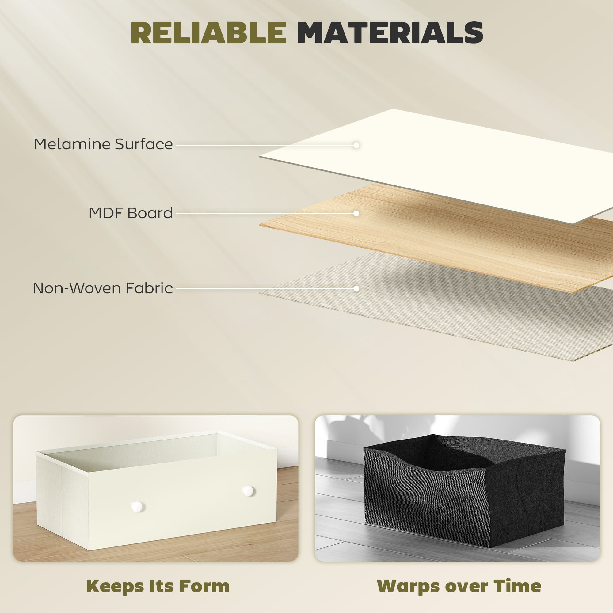 Transform Your Space With This 4-Drawer Fabric Dresser - image 3