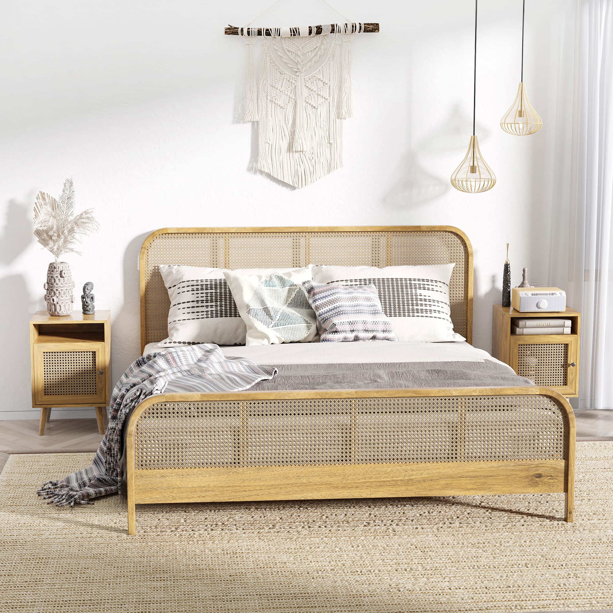 Transform Your Bedroom with Natural Rattan Bedside Tables - image 3