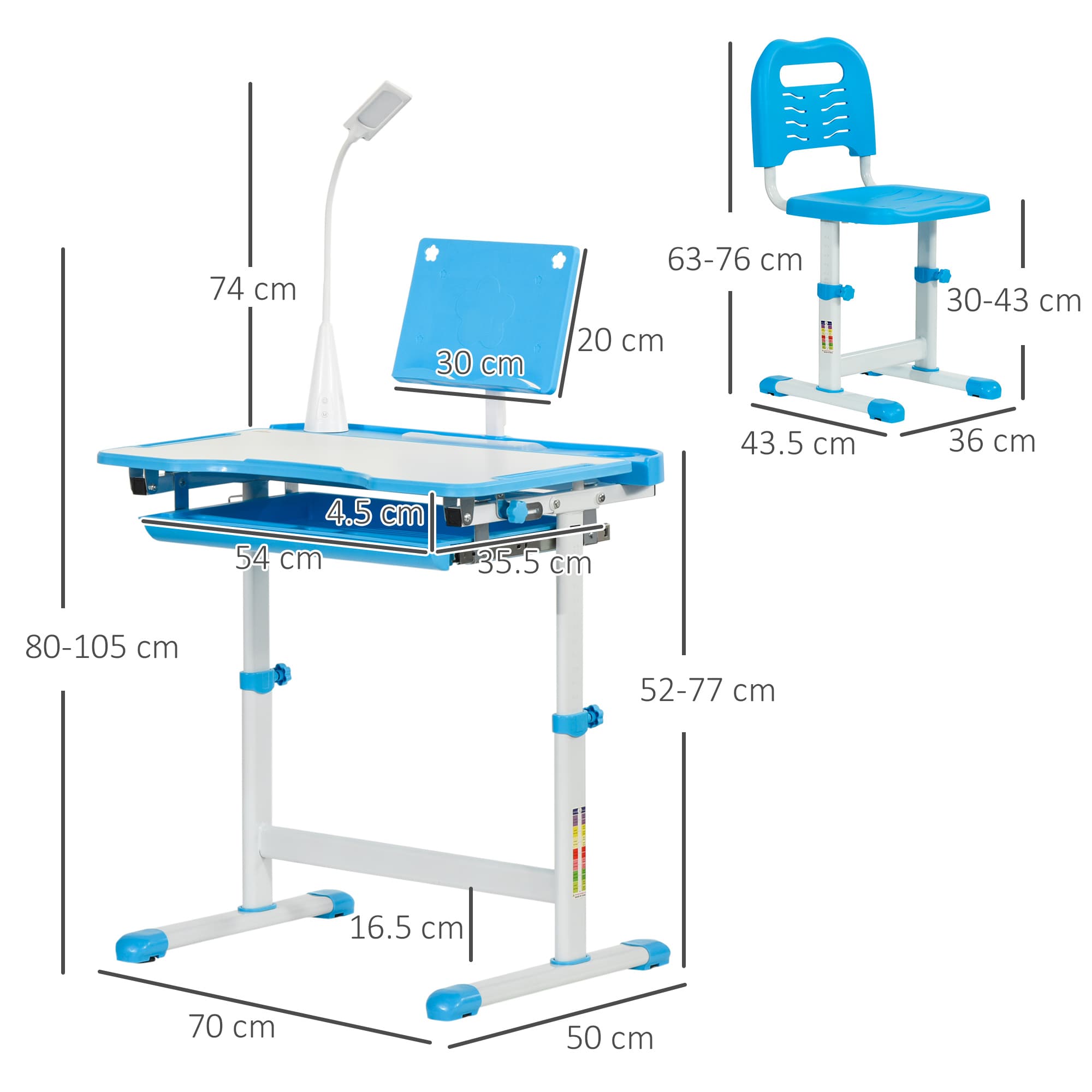 Transform Their Study Time with this Adjustable Desk Set - image 5